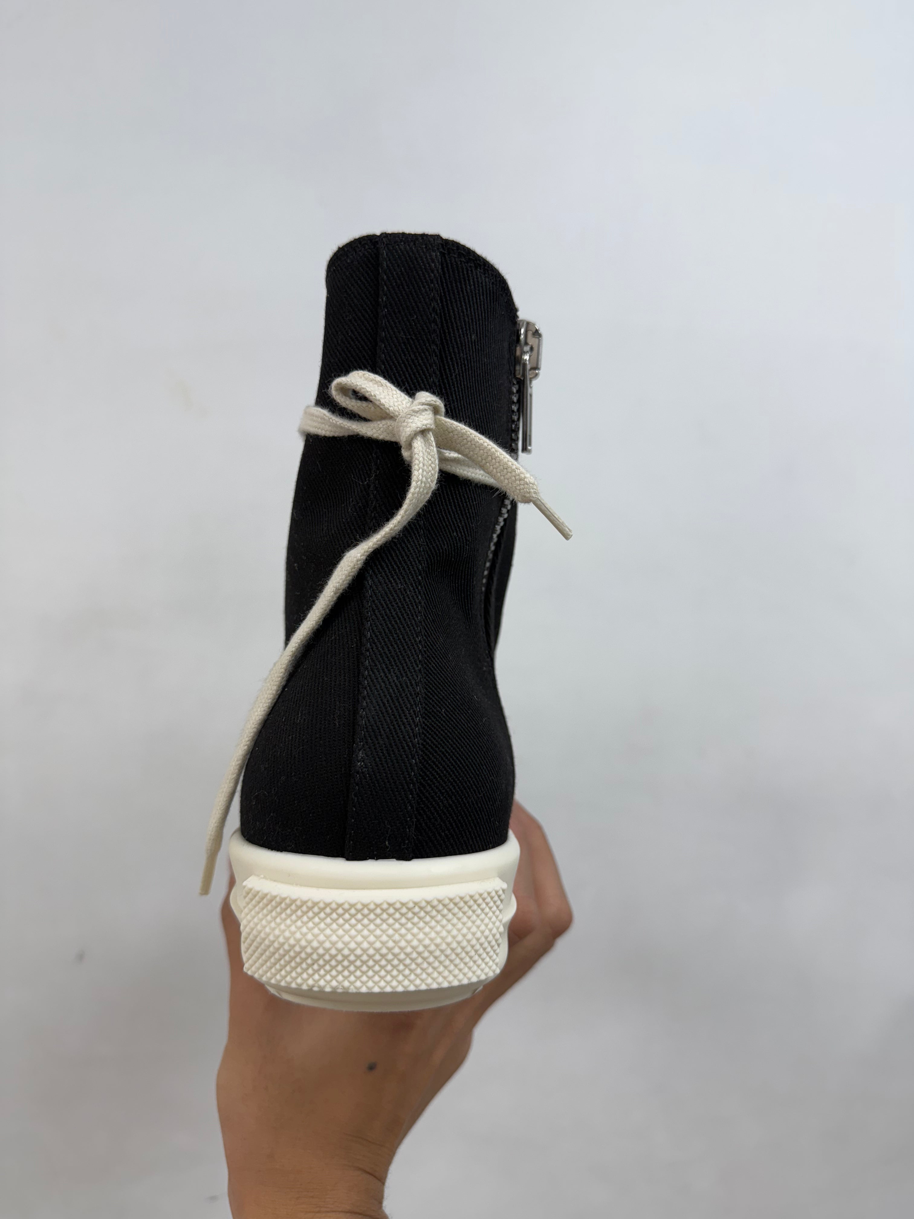 Rick Owens Black Bumper DRKSHDW Hi Sneakers