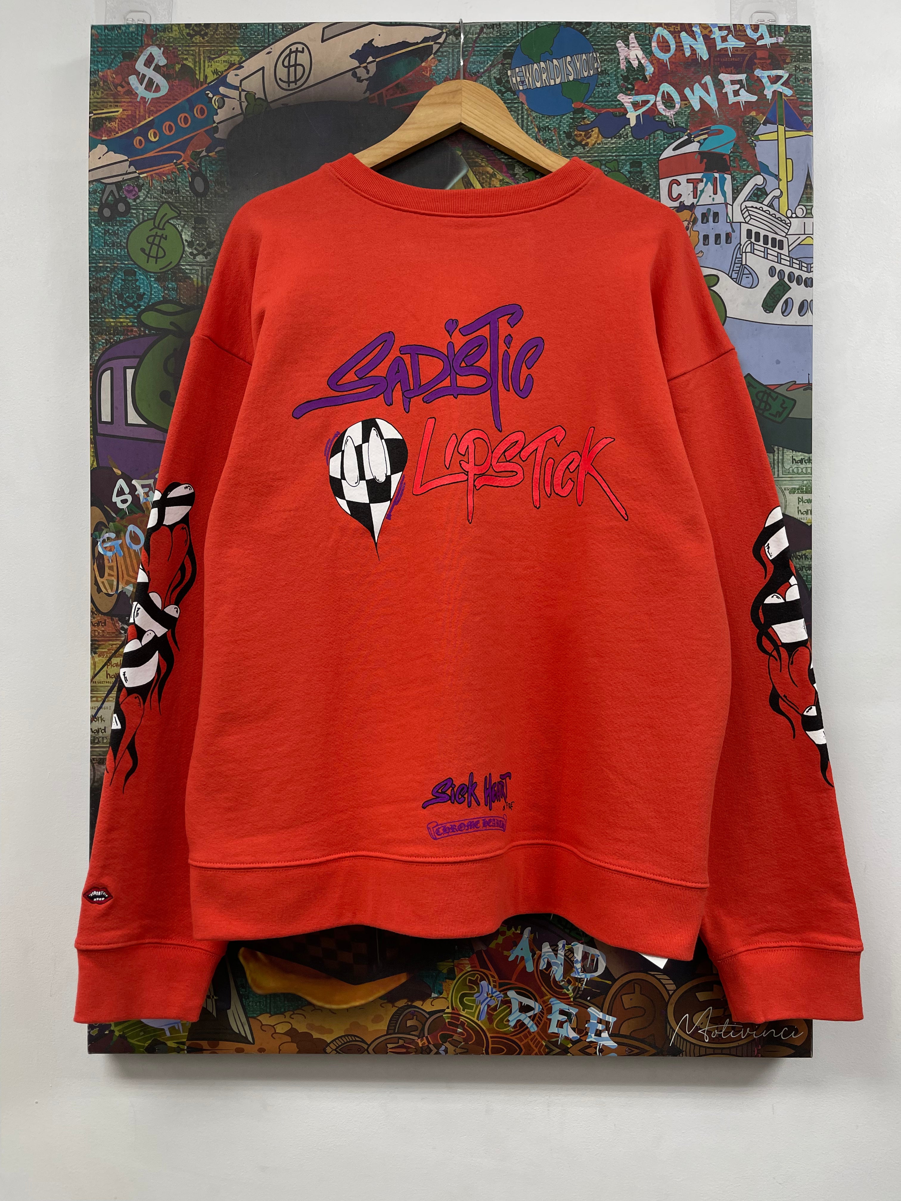 Chrome Hearts Matty Boy Sadistic Lipstick Crewneck