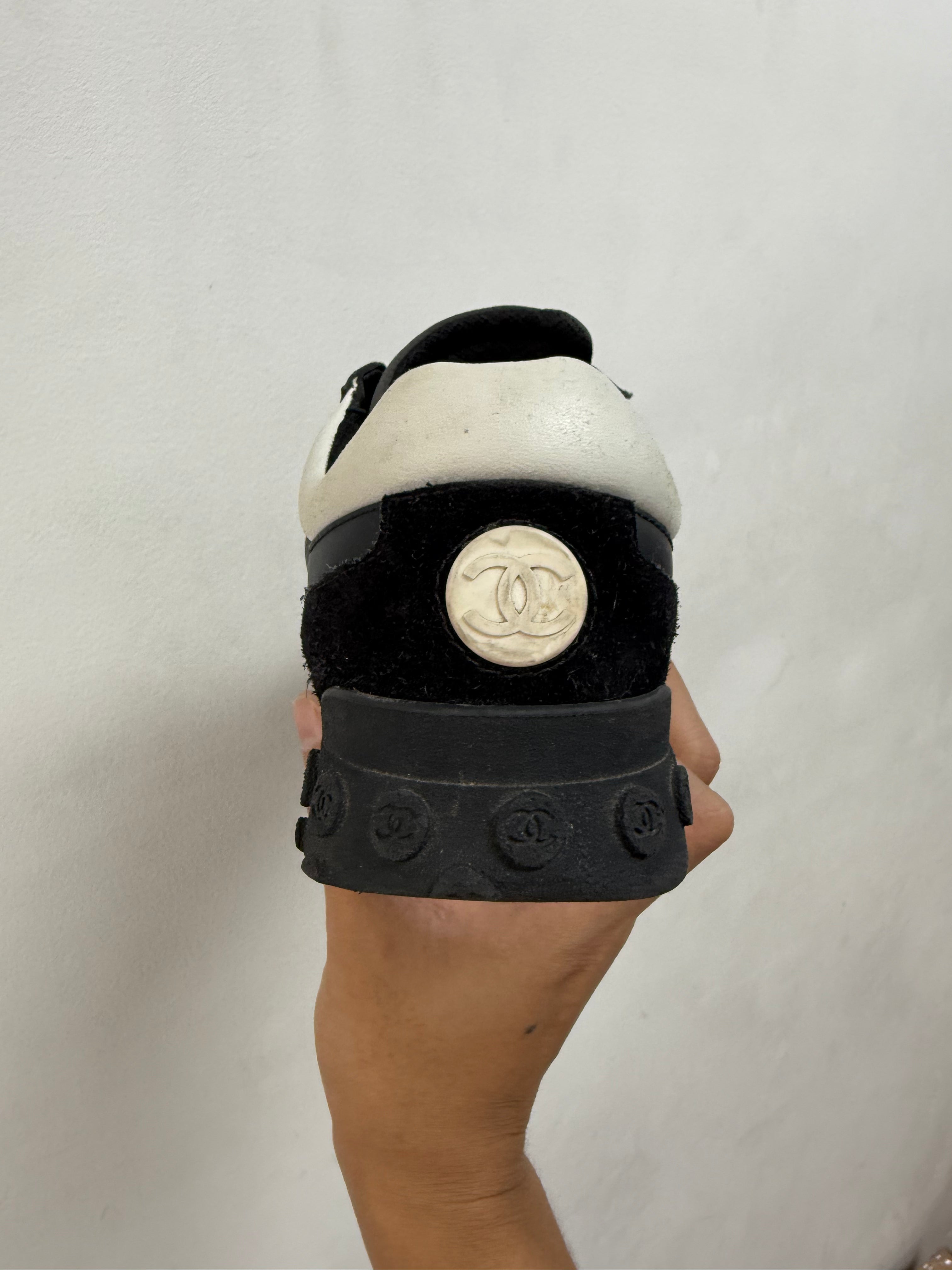 Chanel CC Logo Runner Sneakers