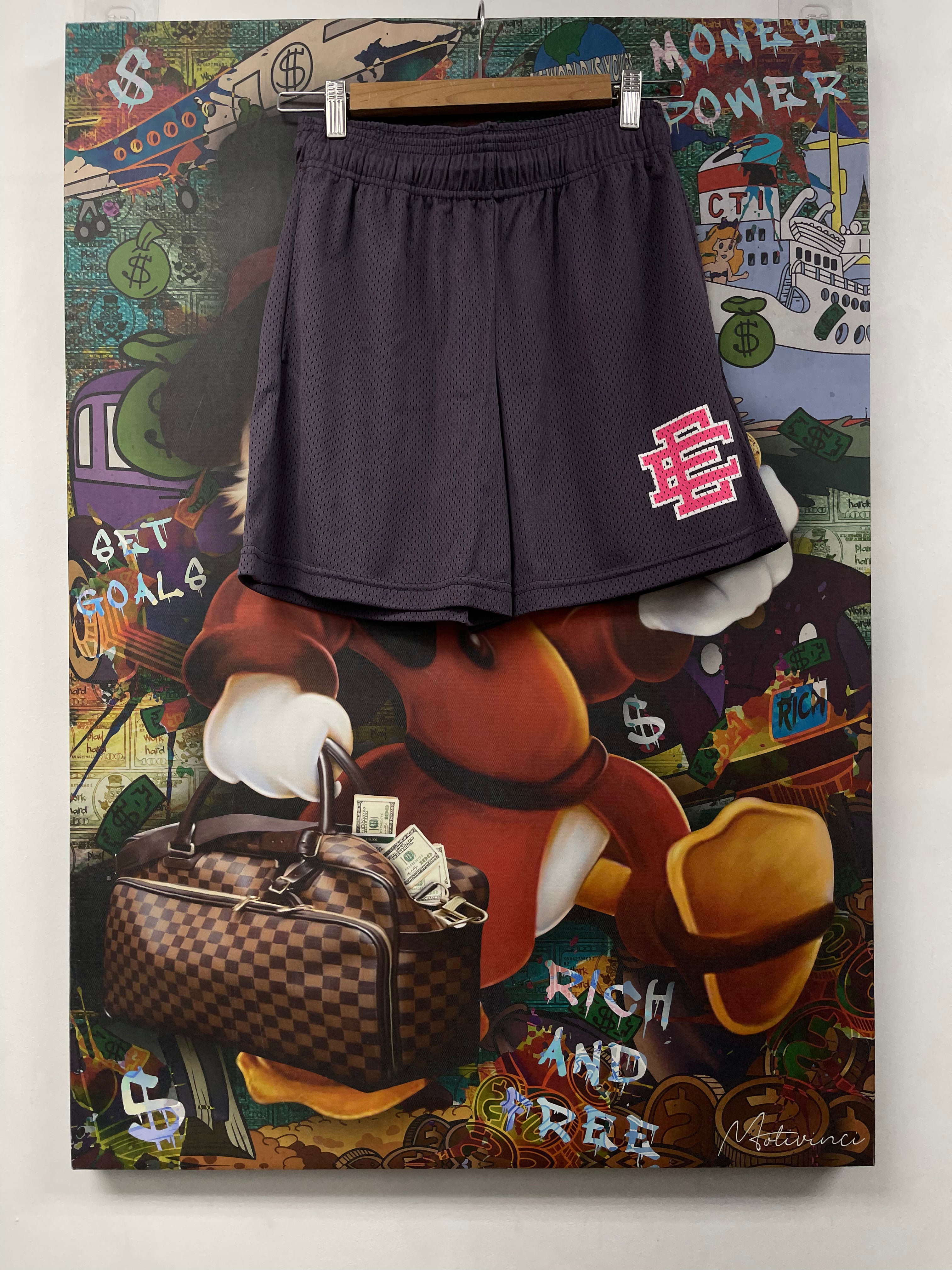 Eric Emanuel Lilac Pink Shorts