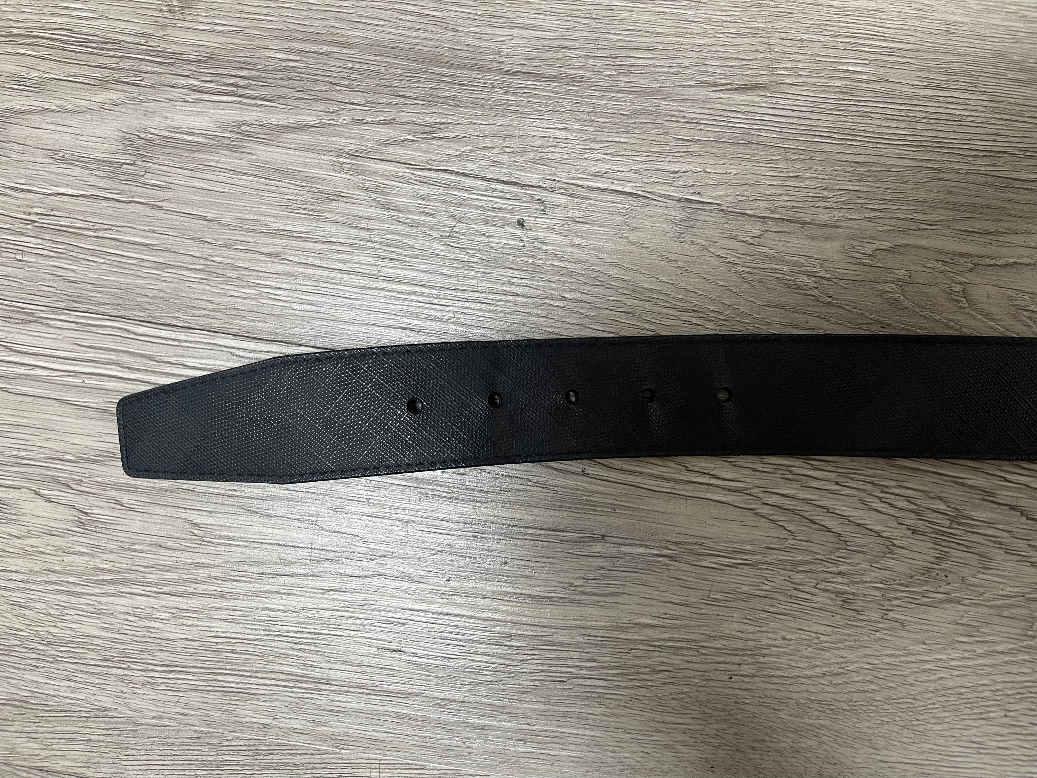 Burberry Black Monogram Belt