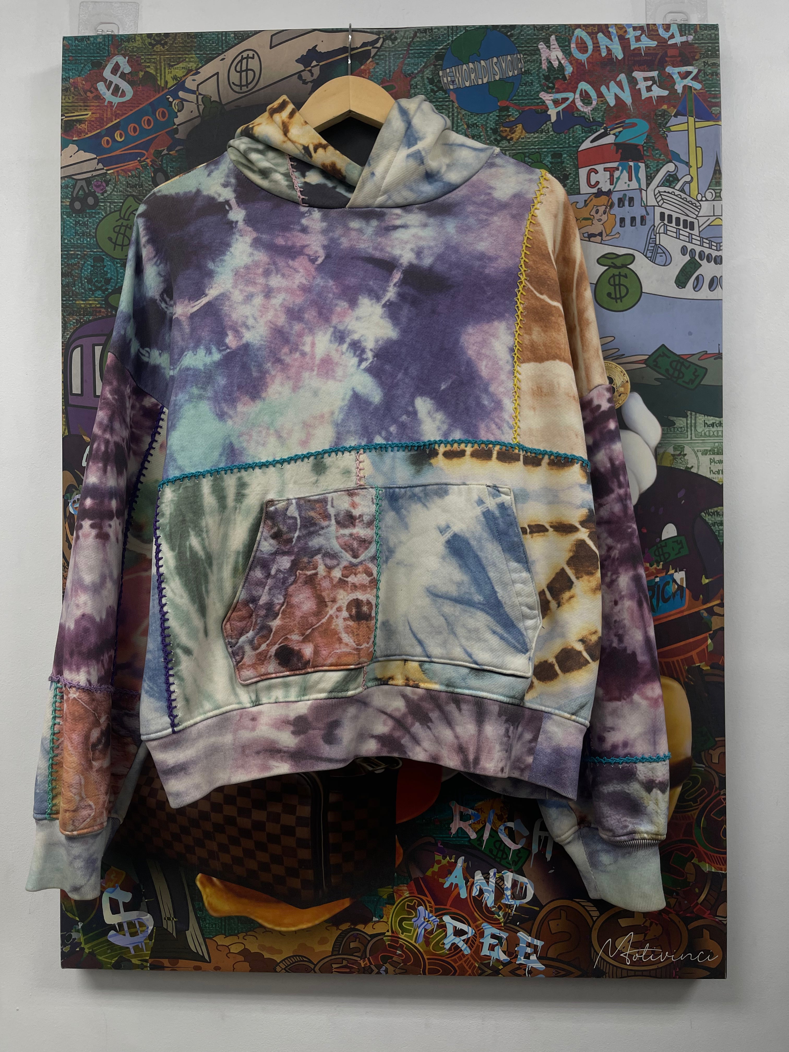 Amiri Multi Color Tie Dye Hoodie