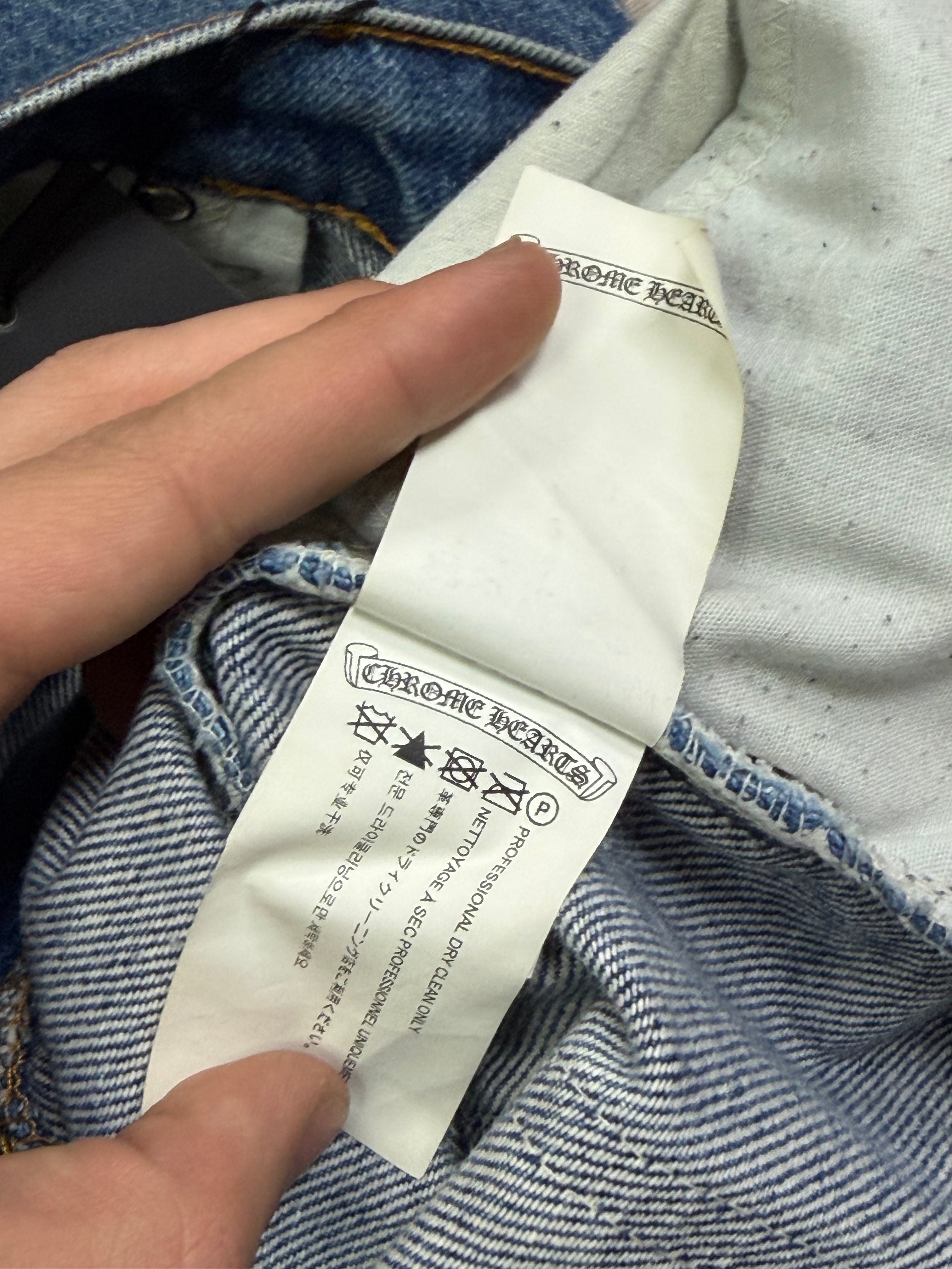 Chrome Hearts Dark Wash 517 Levis Jeans