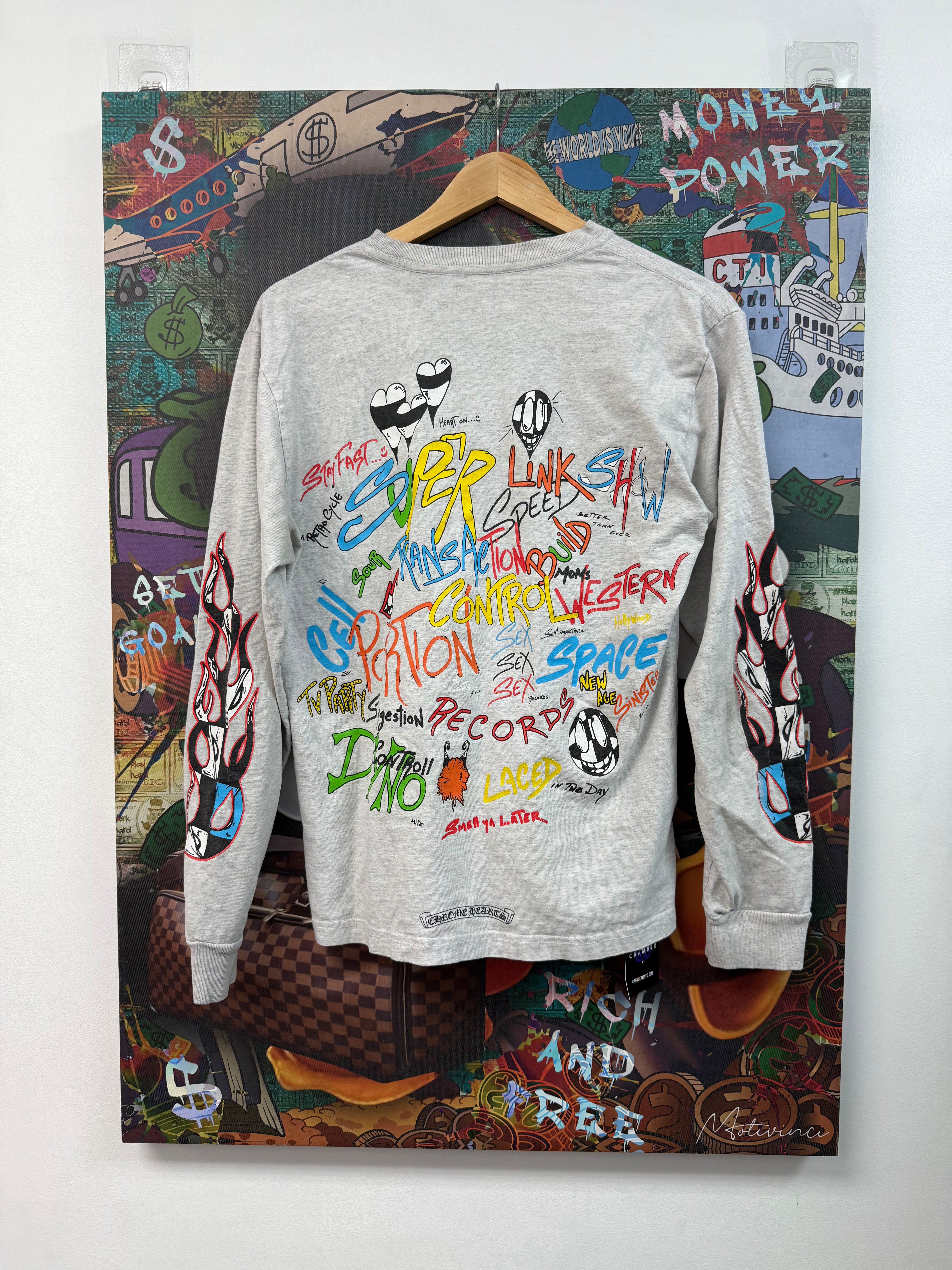 Chrome Hearts Matty Boy Nuclear Grey Longsleeve Tee