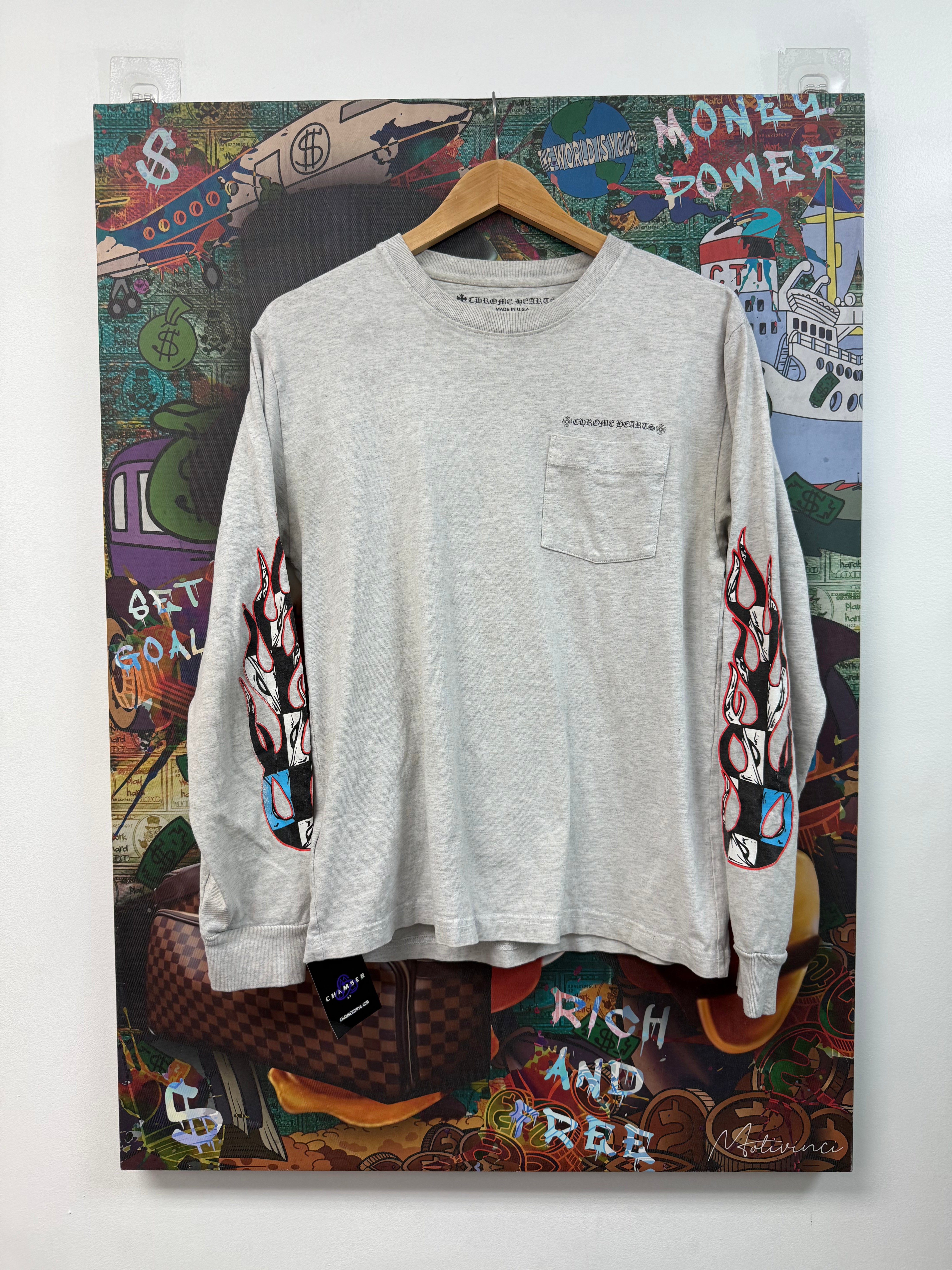 Chrome Hearts Matty Boy Nuclear Grey Longsleeve Tee