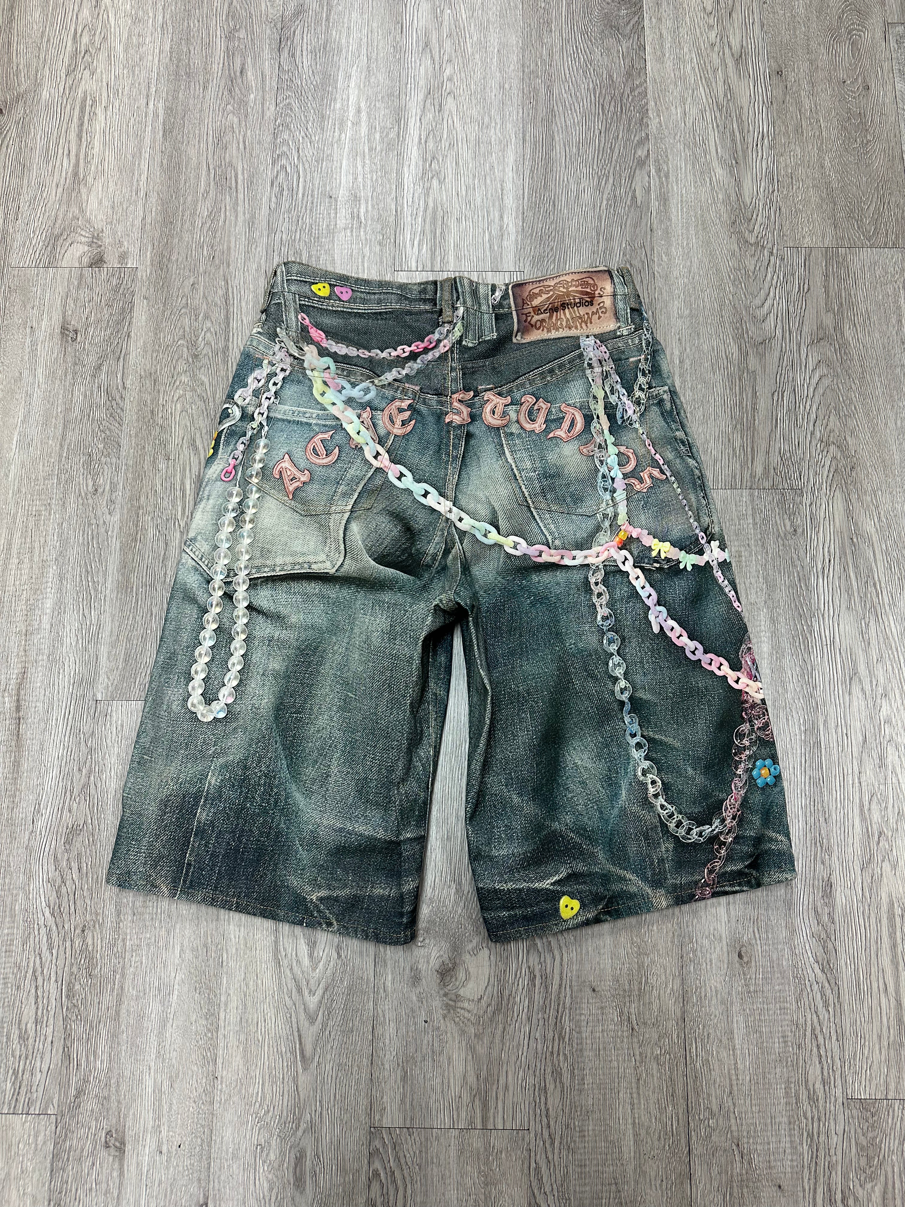 Acne Studios Lo'eil Chain Shorts (EU 50) Used