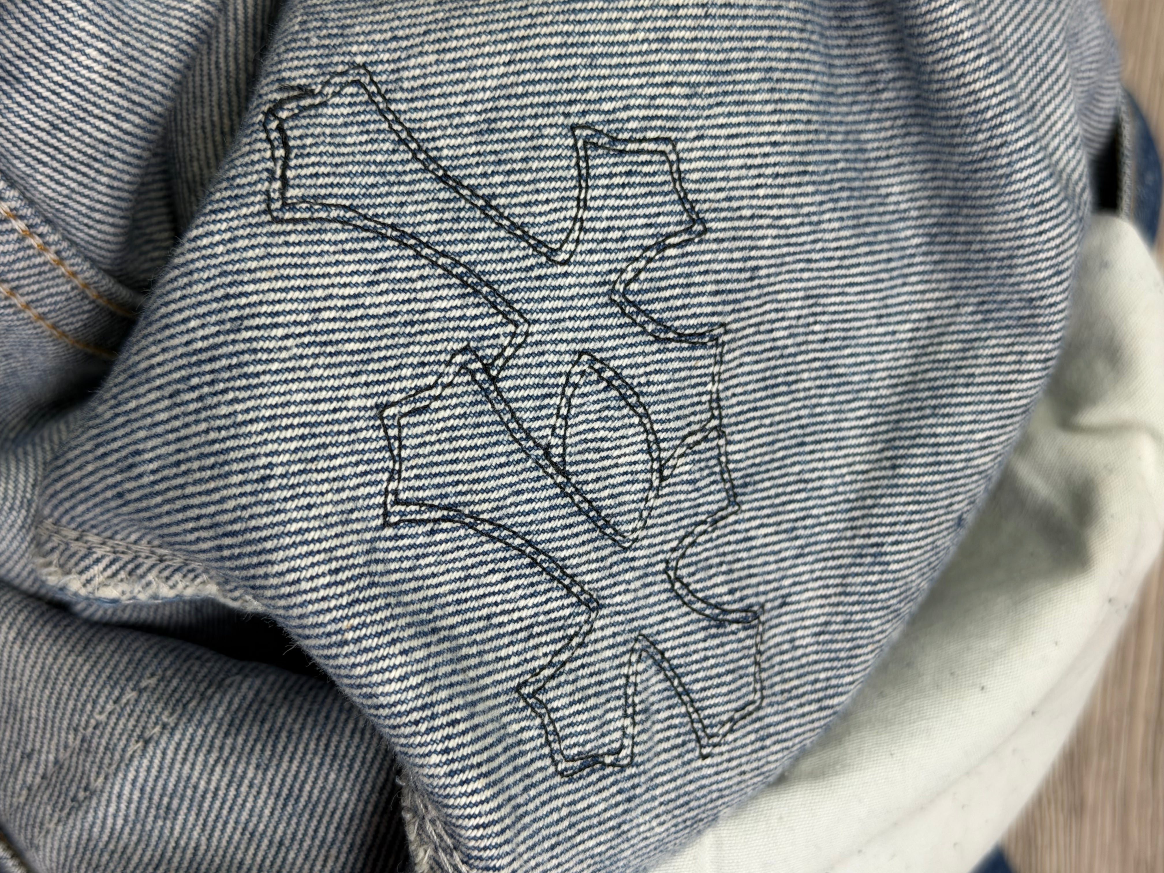 Chrome Hearts Dark Wash 517 Levis Jeans
