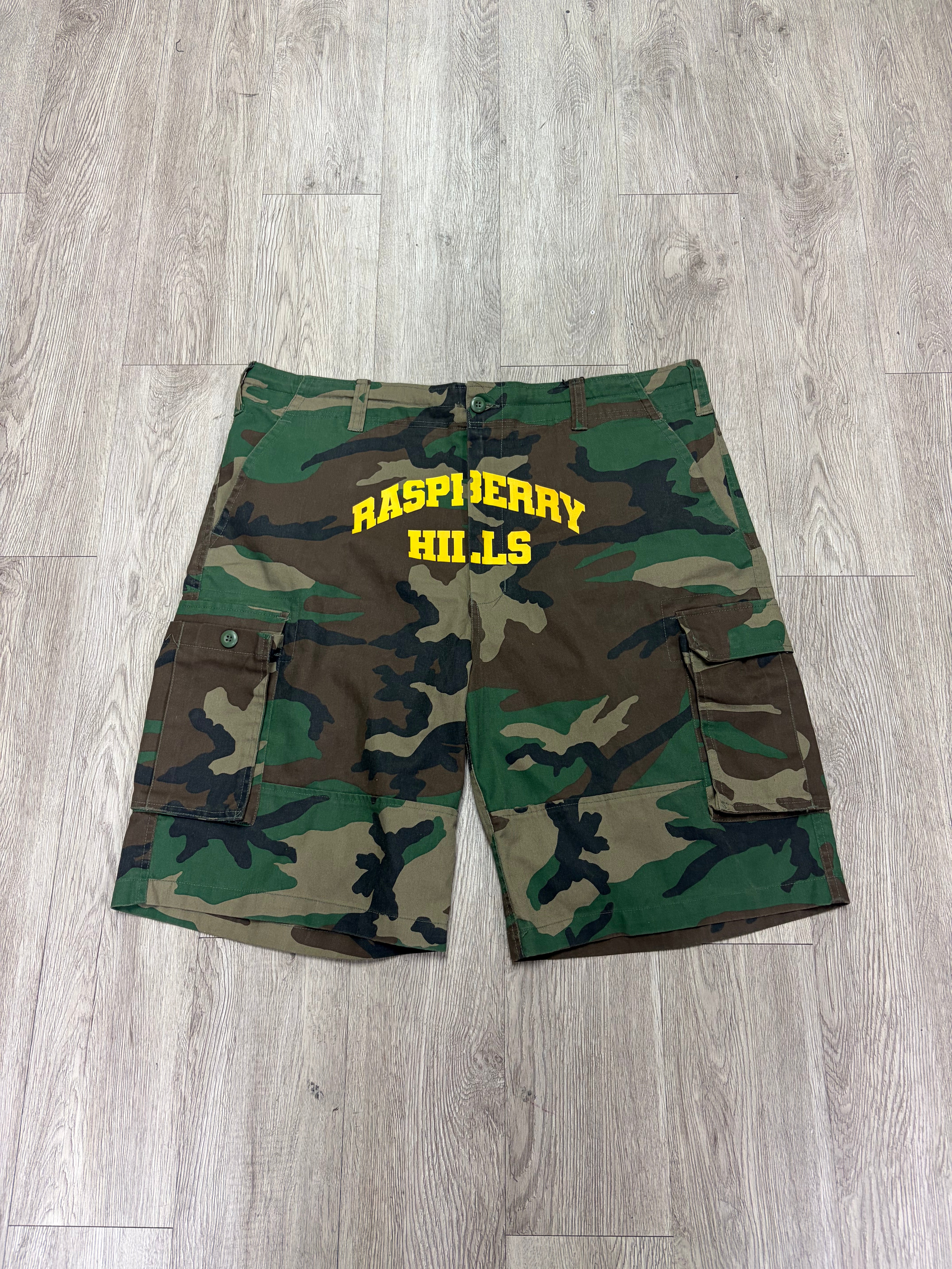 GV Gallery Camo Yellow Raspberry Hills Shorts