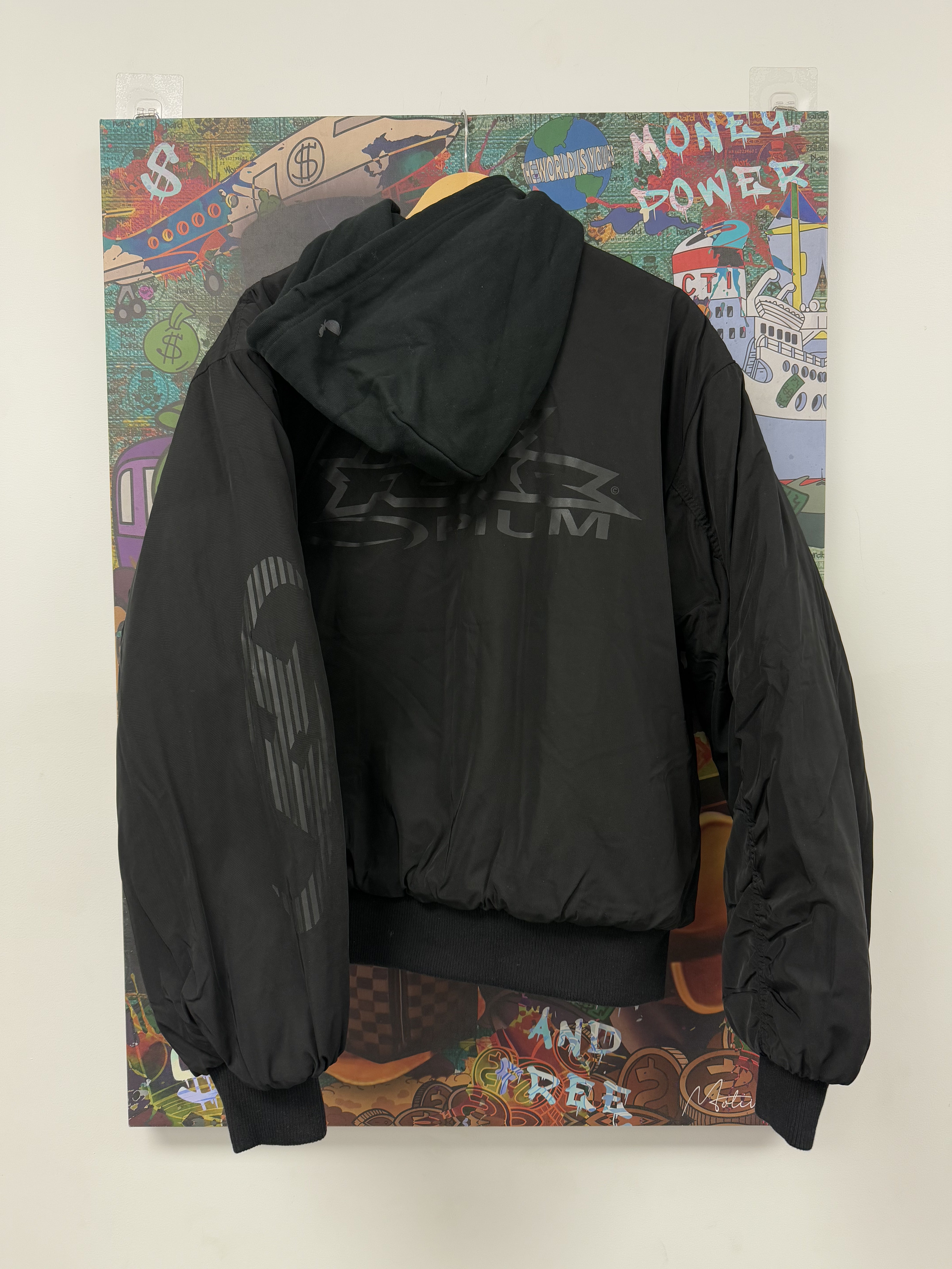 Opium Bomber Jacket Black