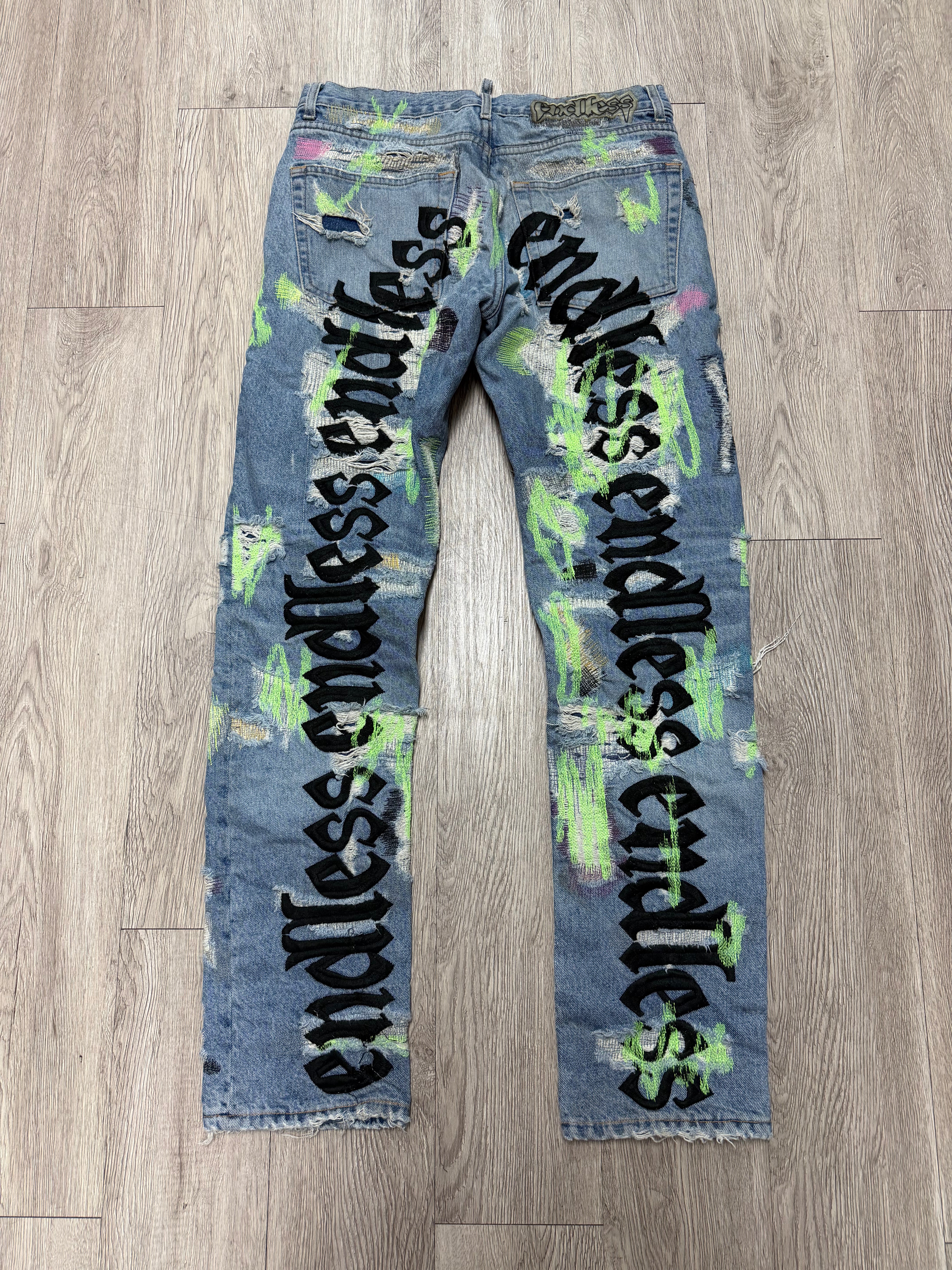 Endless Light Wash Back Hit Jeans