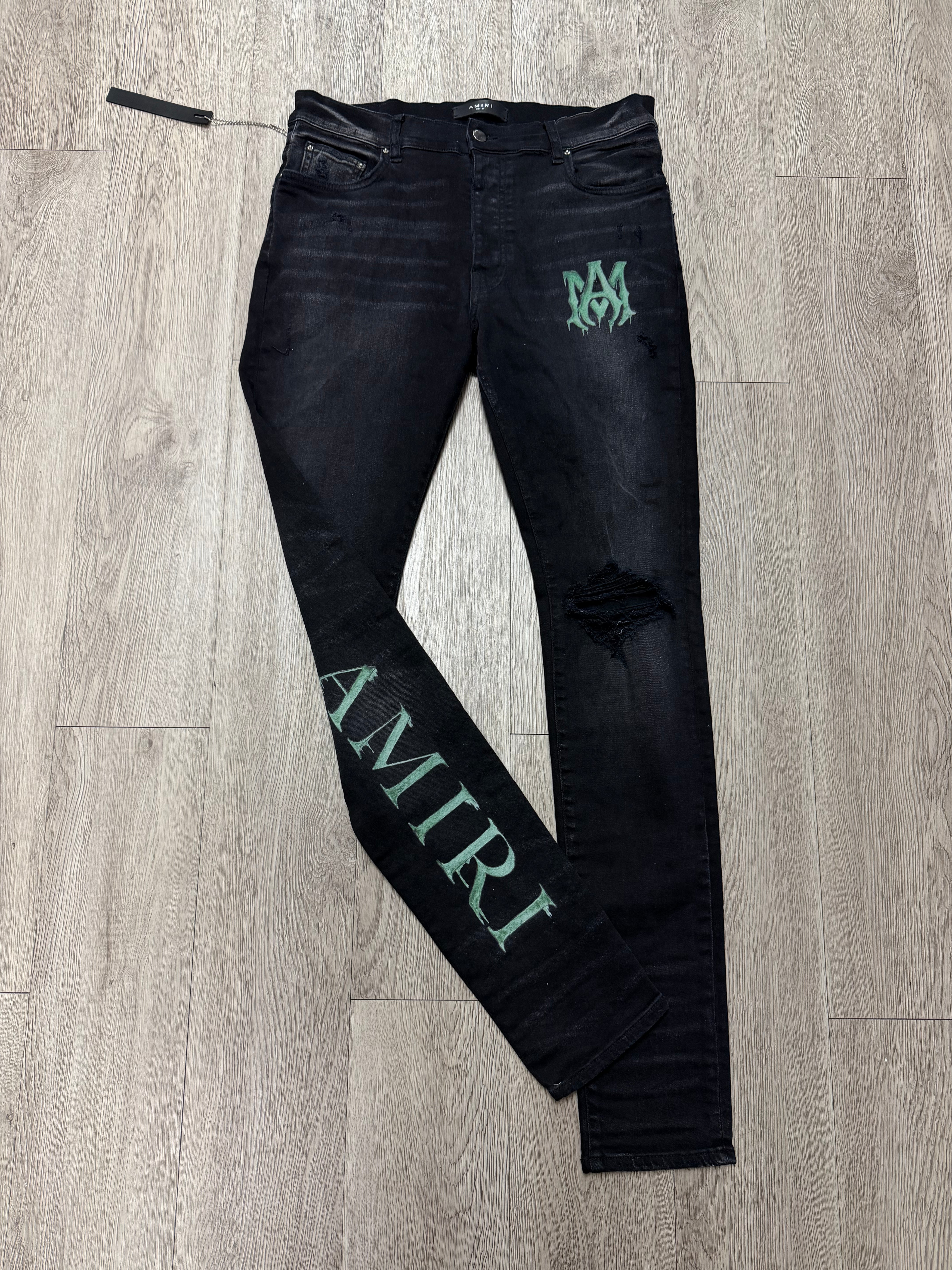 Amiri Black Slime MA Jeans