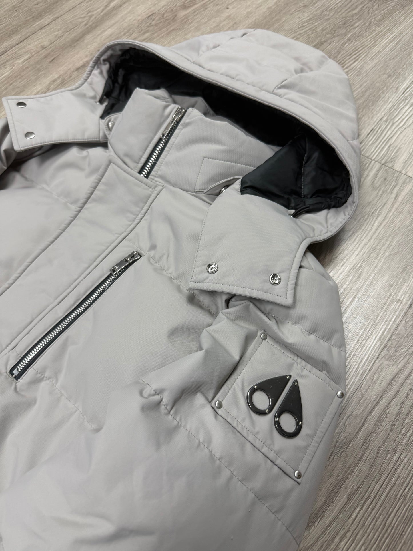 Moose Knuckles Fur Parka Grey Jacket