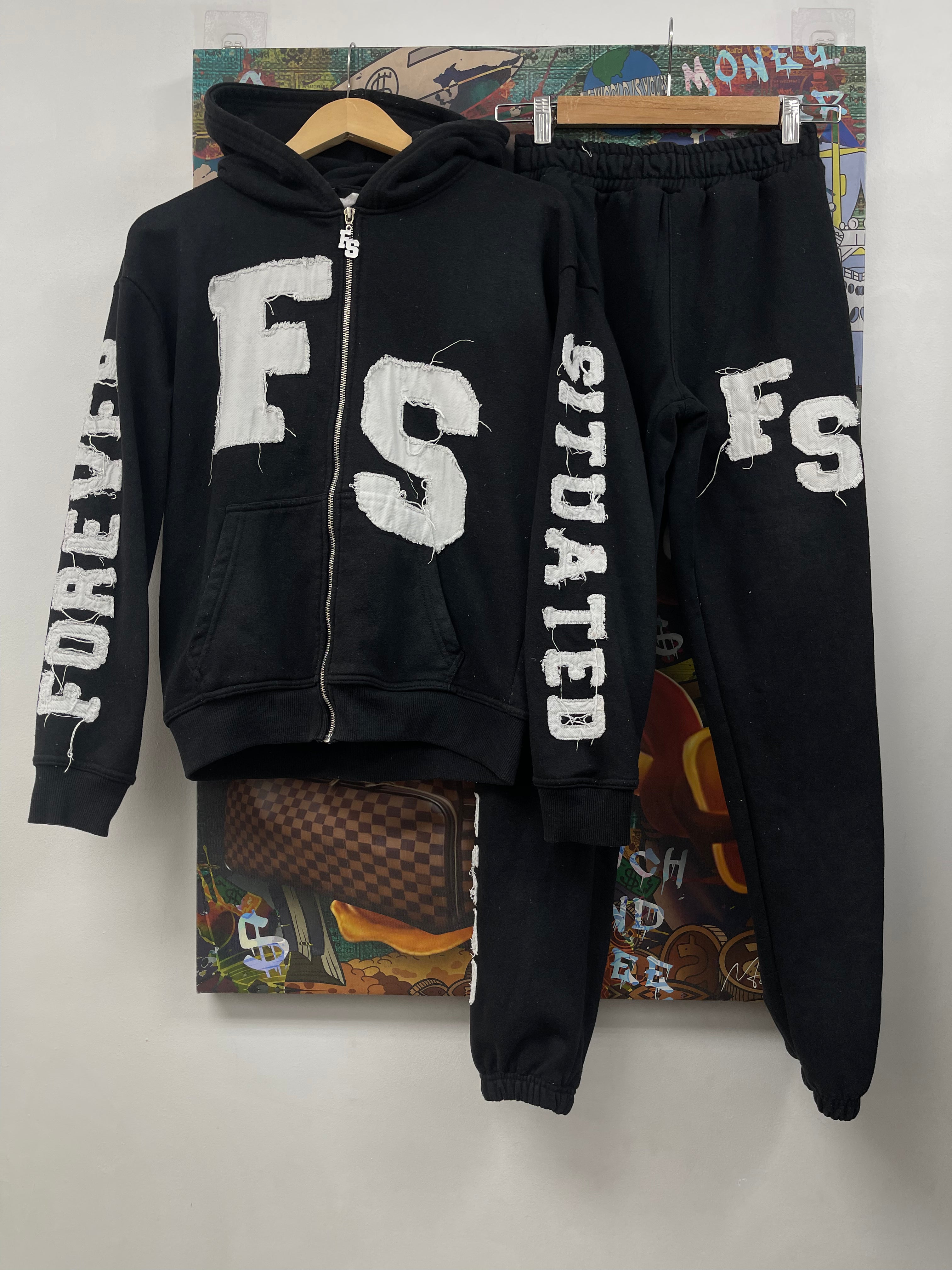 Forever Situated Black FS Sweatsuit
