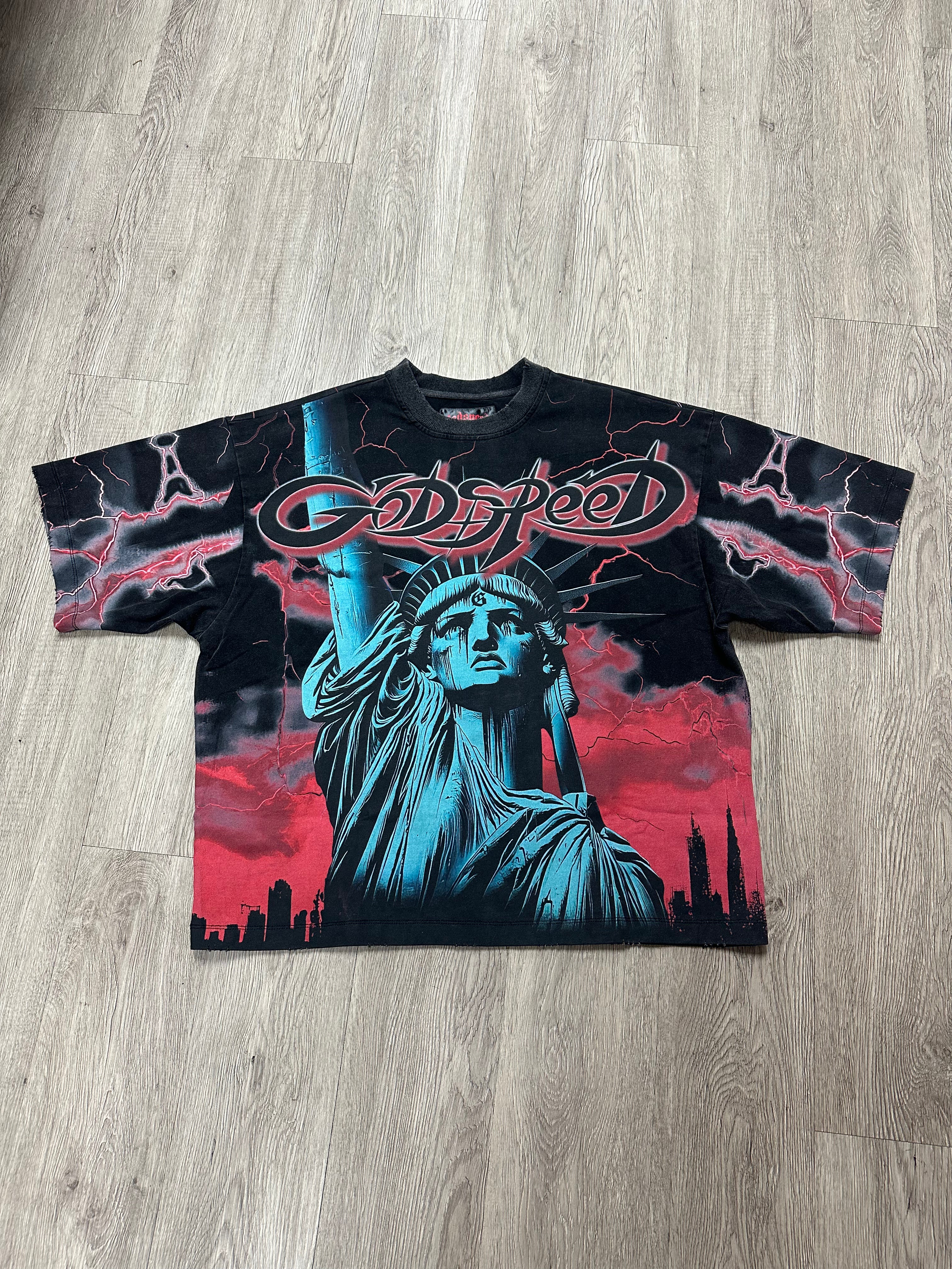 Godspeed Voltage Tee Red
