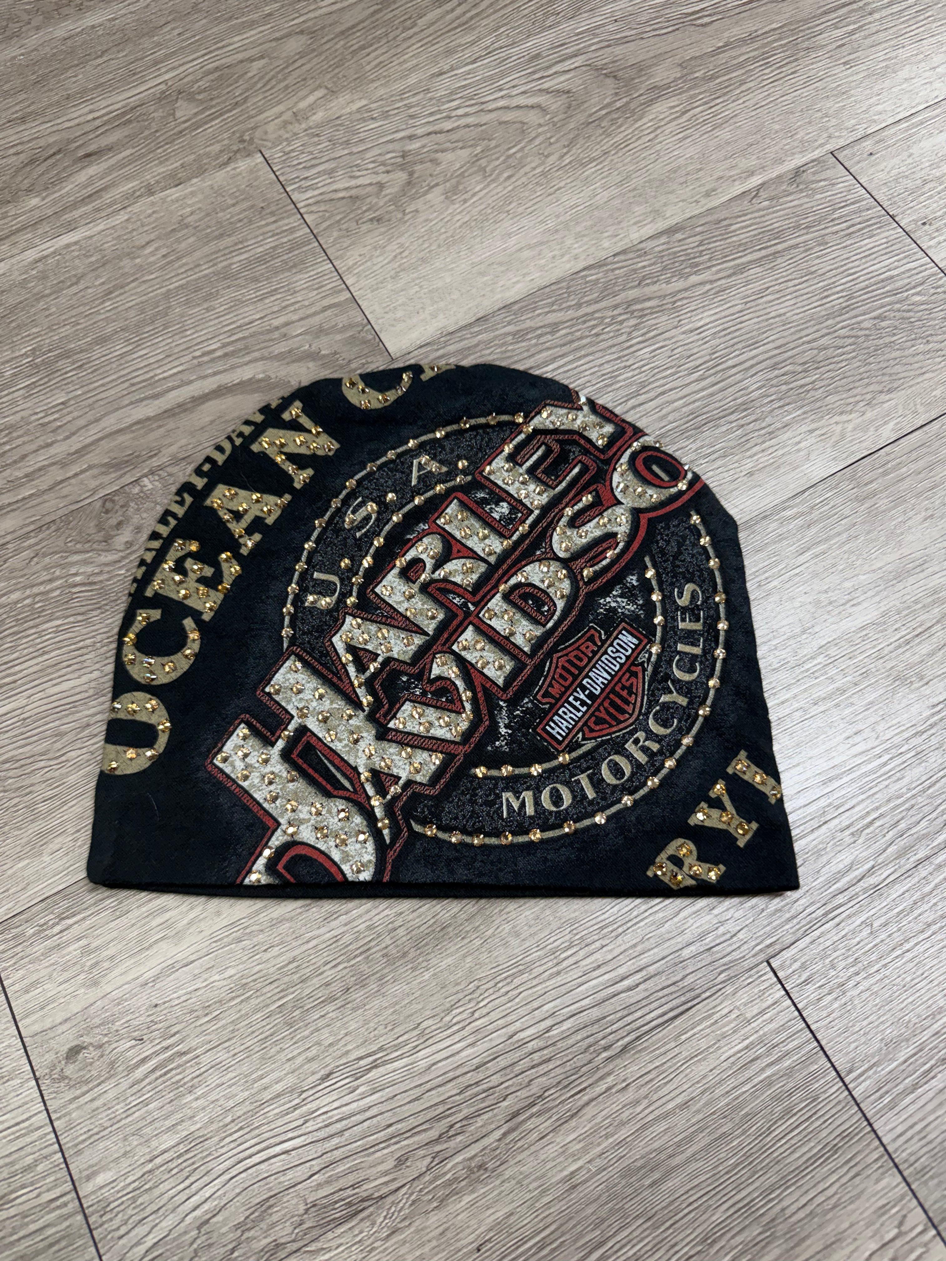 Bossi Harley Davidson Ocean City Rhinestone Beanie