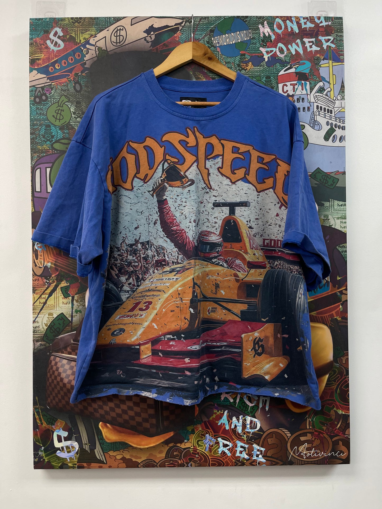 Godspeed F1 Blue Tee