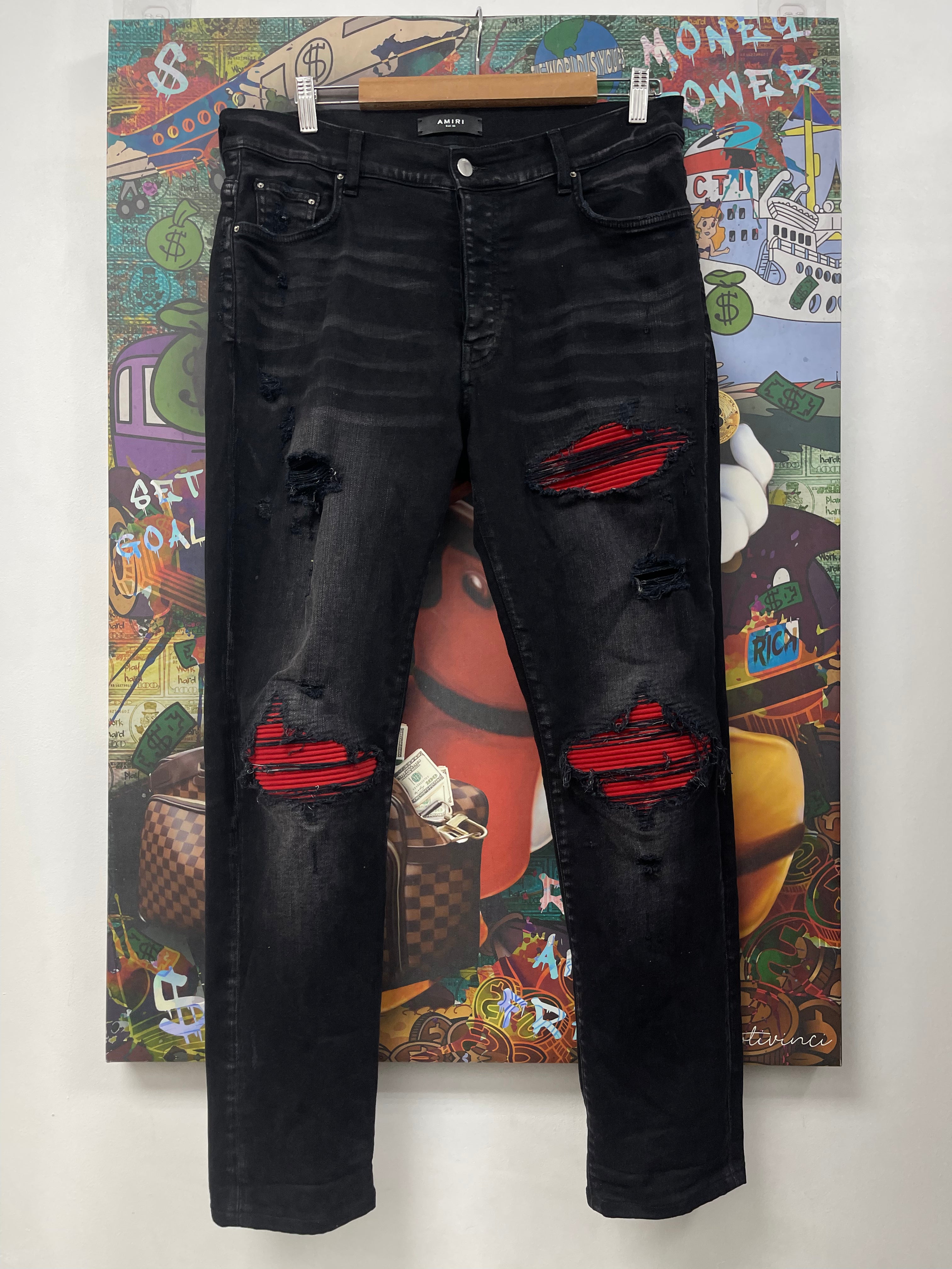 Amiri MX1 Red Patch (Tailored) Jeans