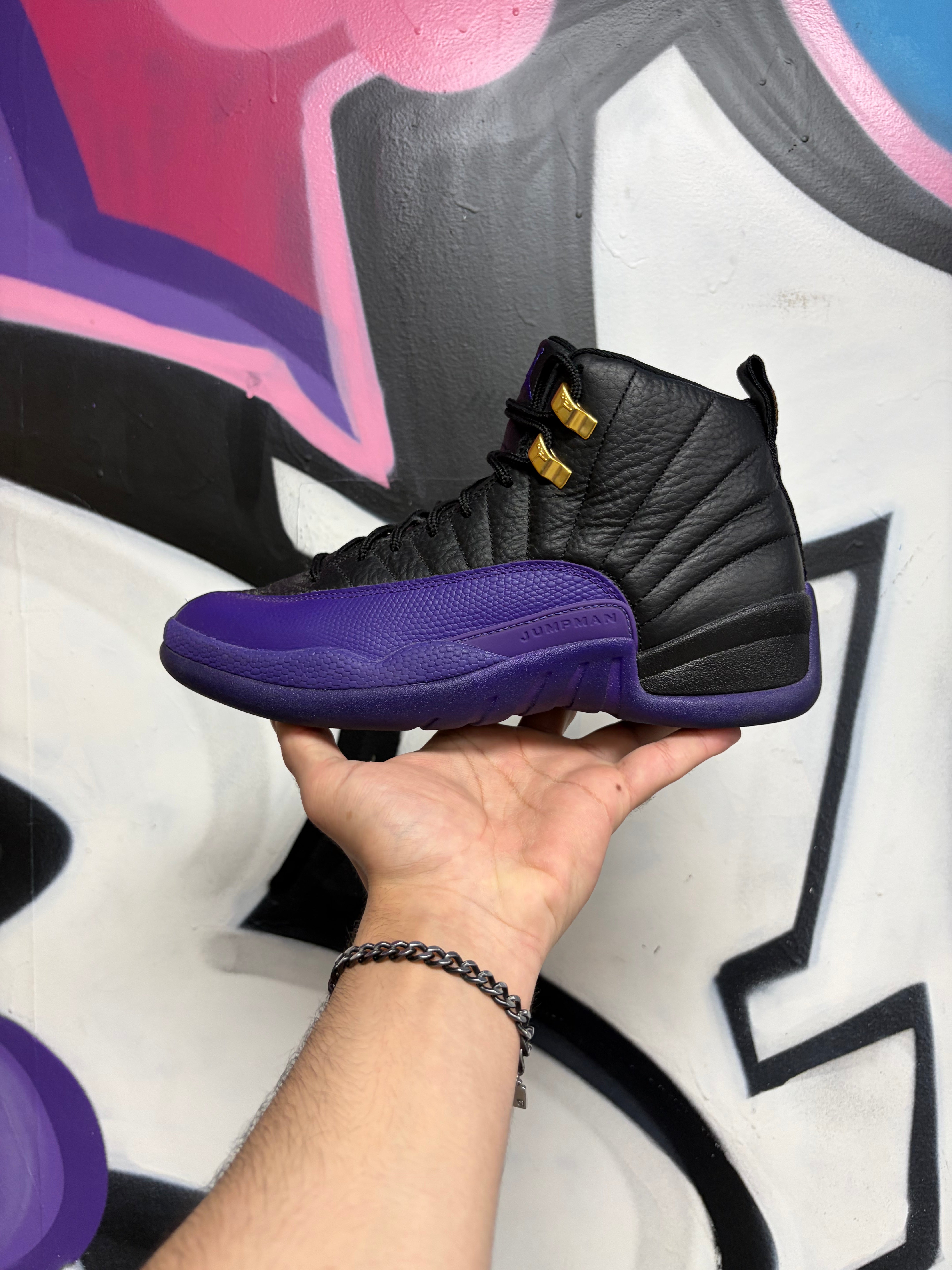 Jordan 12 Court Purple Sneakers