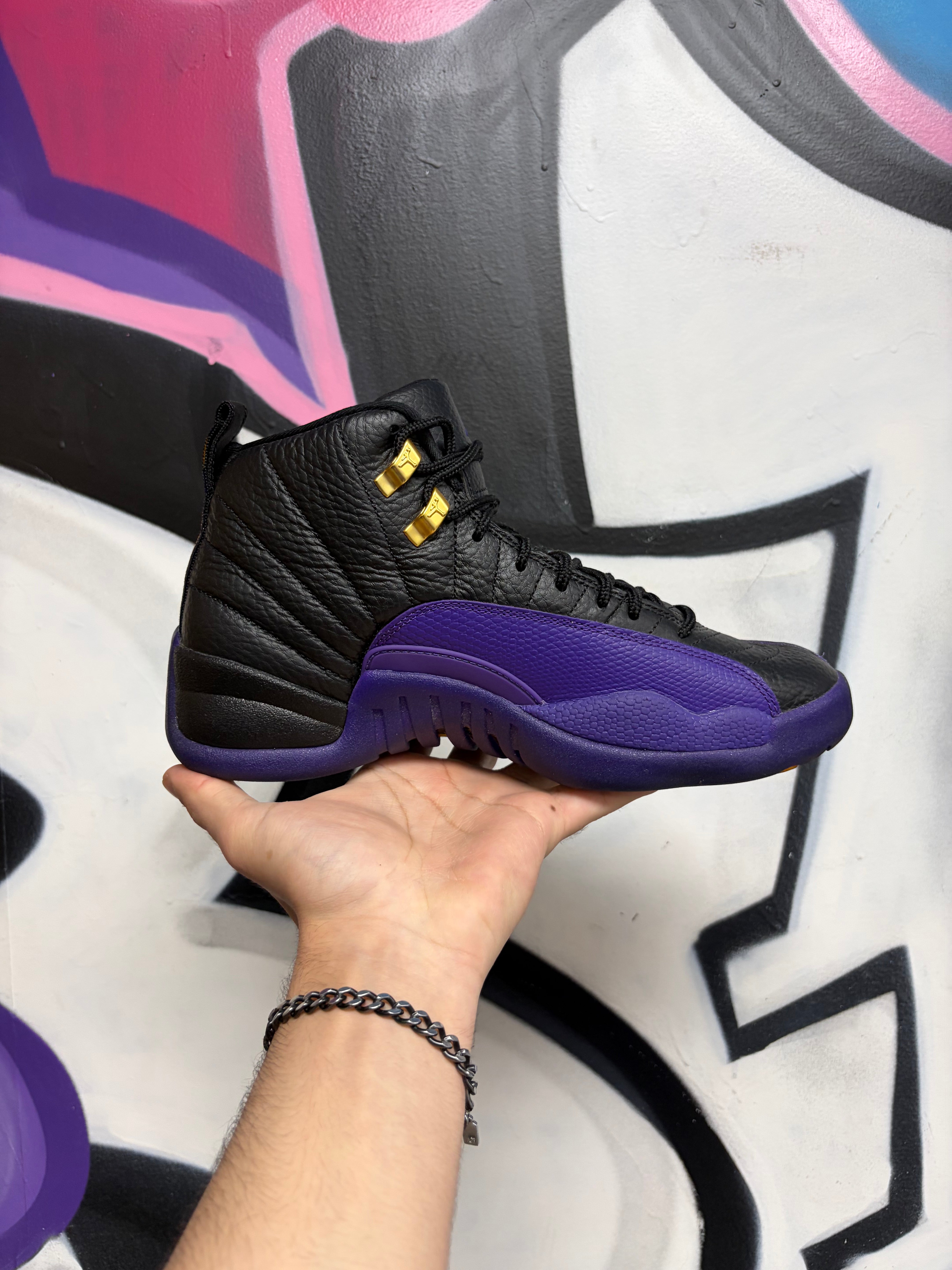 Jordan 12 Court Purple Sneakers