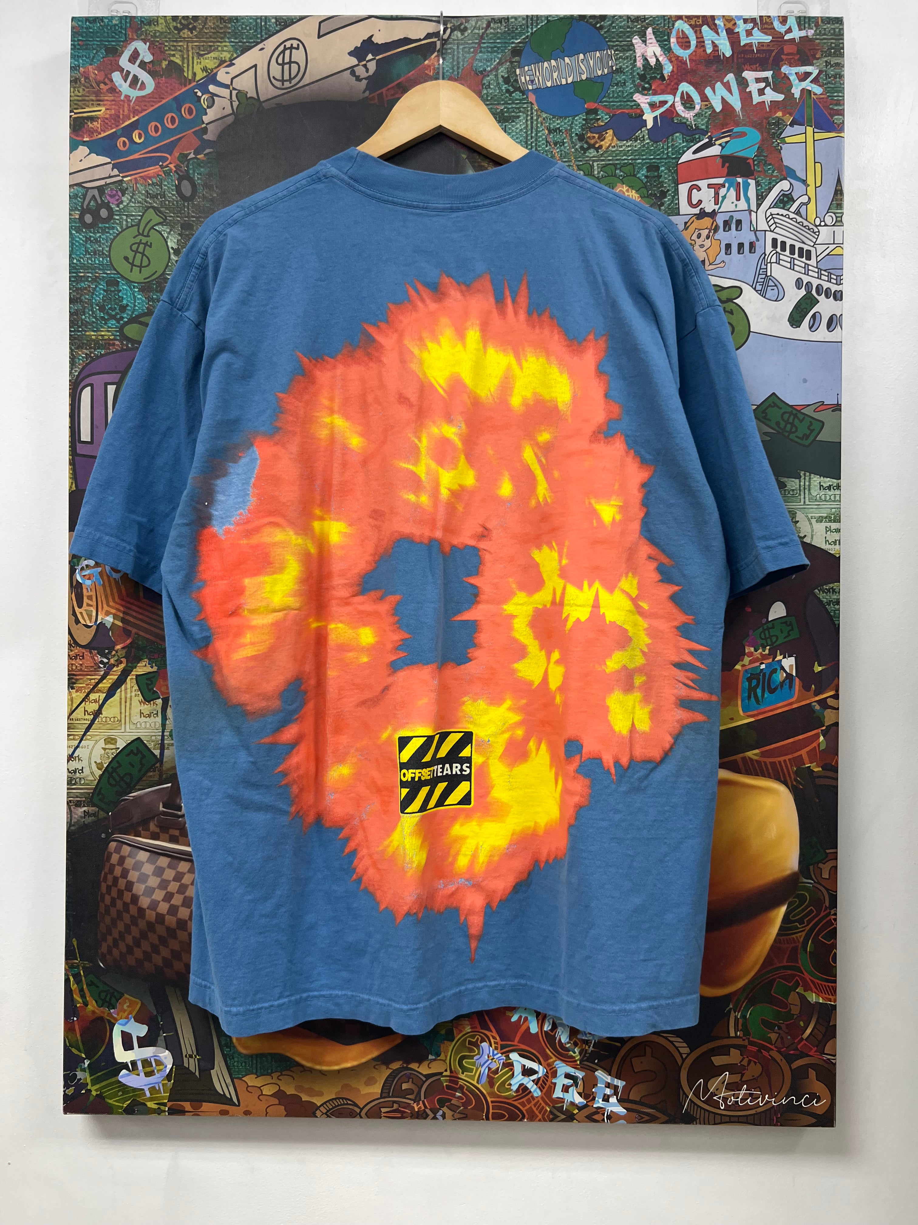 Denim Tears Blue Offset Tee