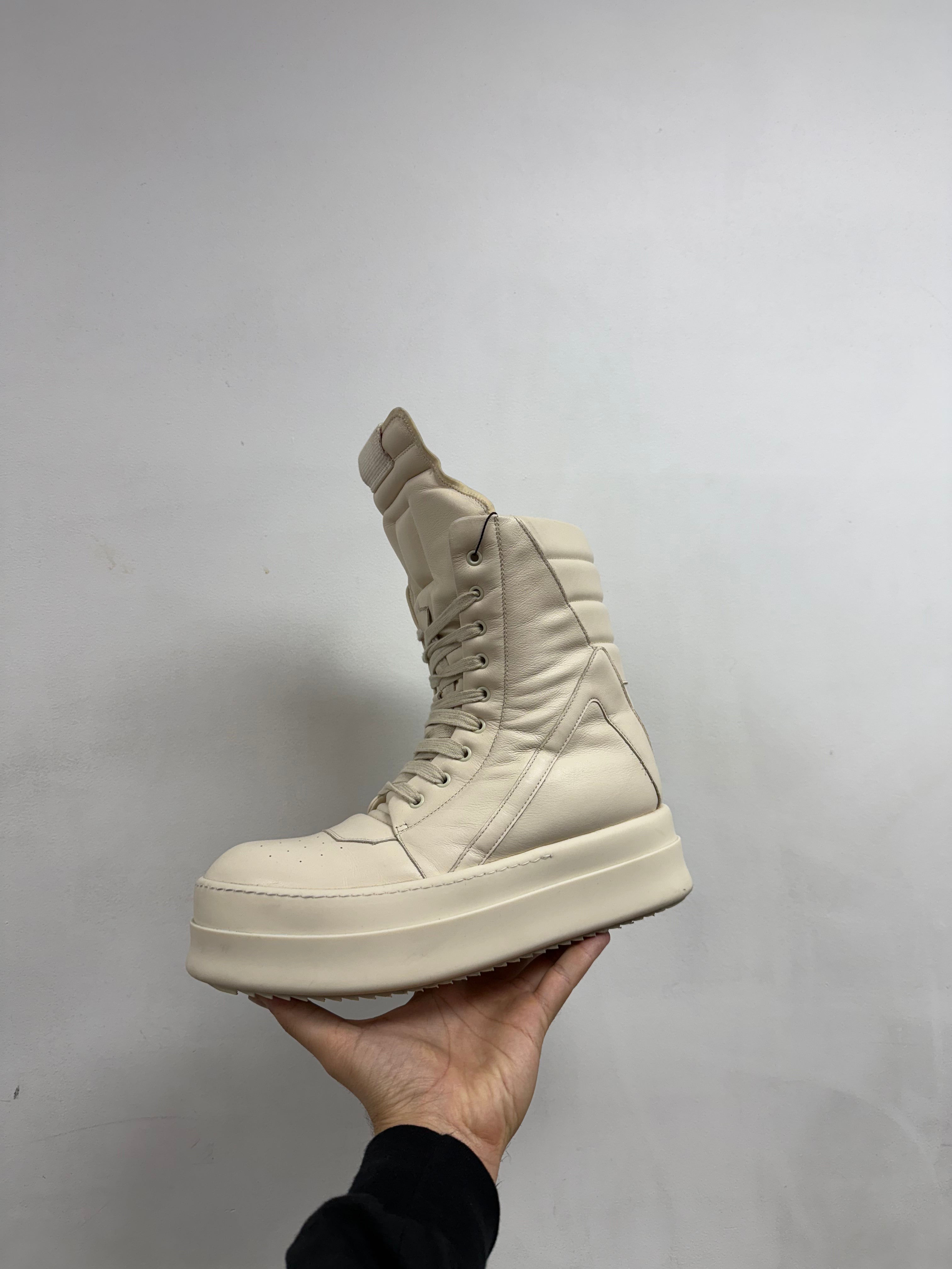 Rick Owens Milk Milk Mega Bumper Sneakers