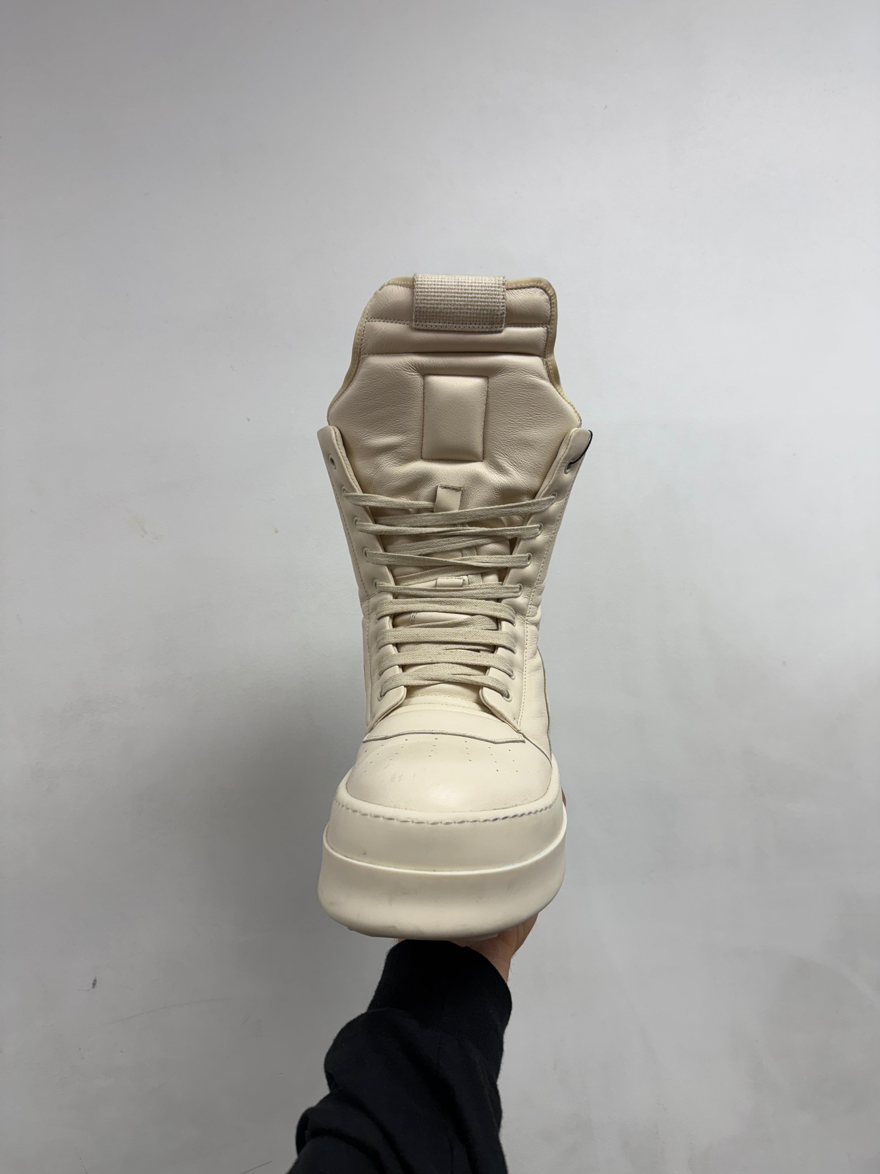 Rick Owens Milk Milk Mega Bumper Sneakers