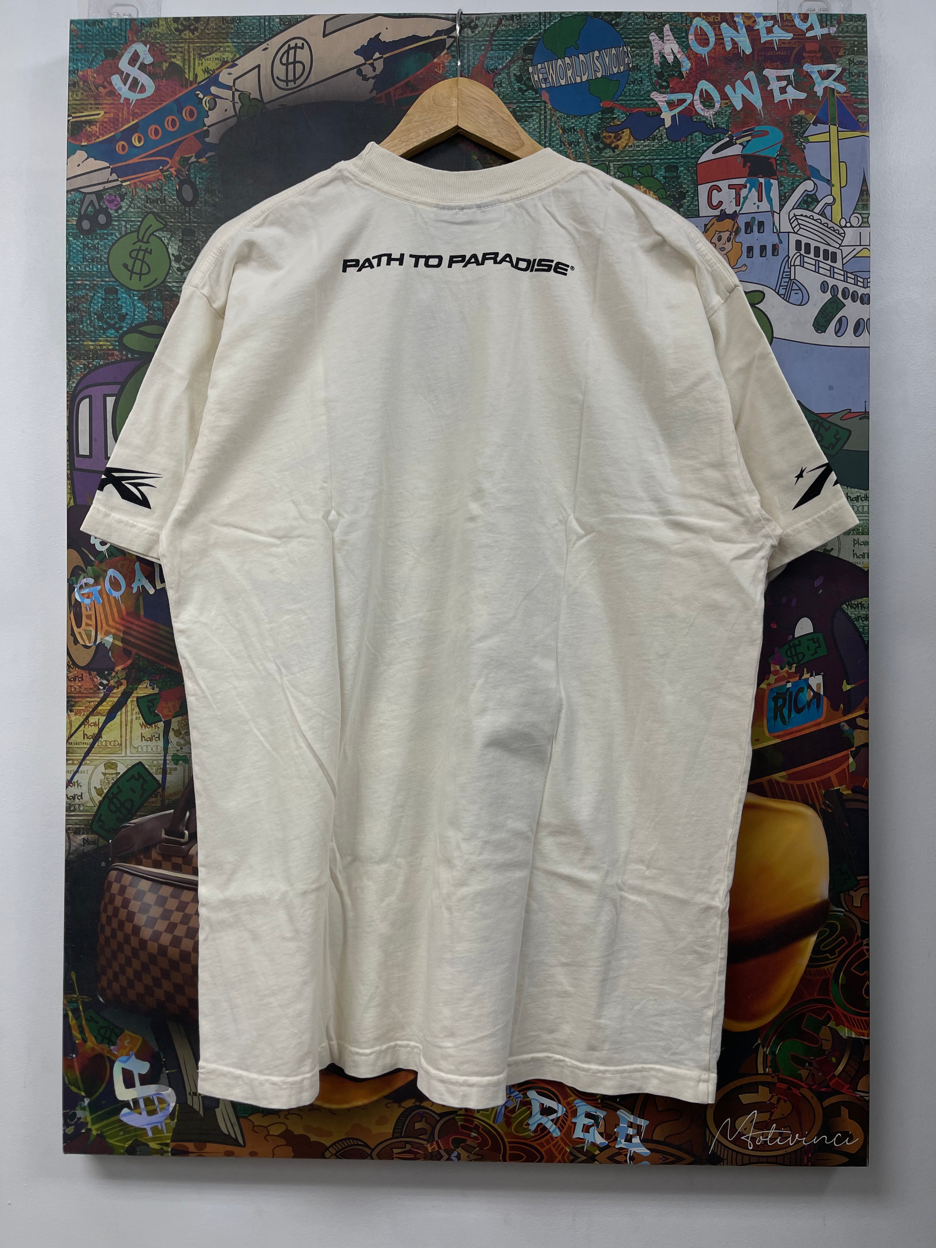 Hellstar Cream Thorn Glitter Tee