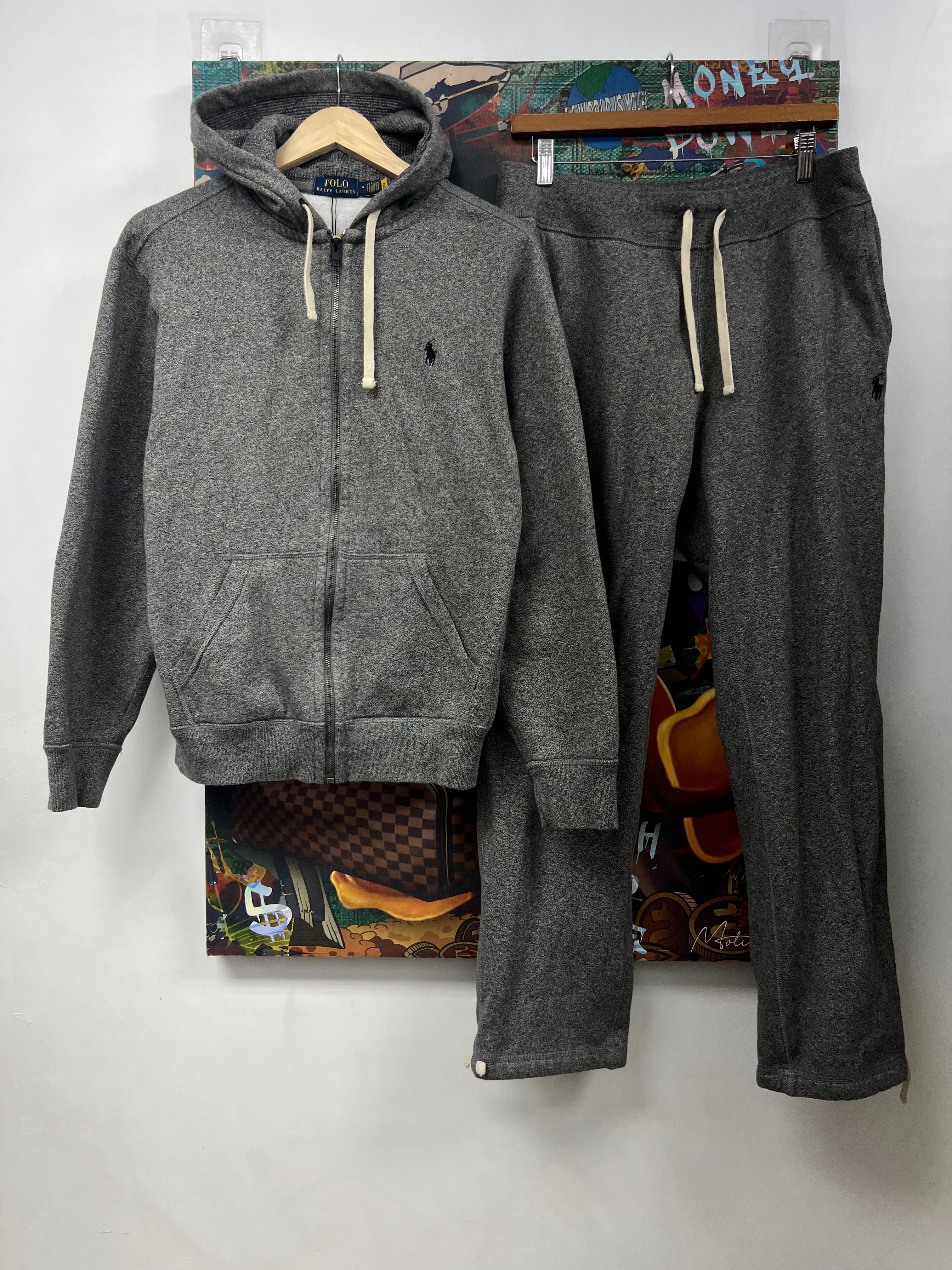 Polo Charcoal Grey Sweatsuit