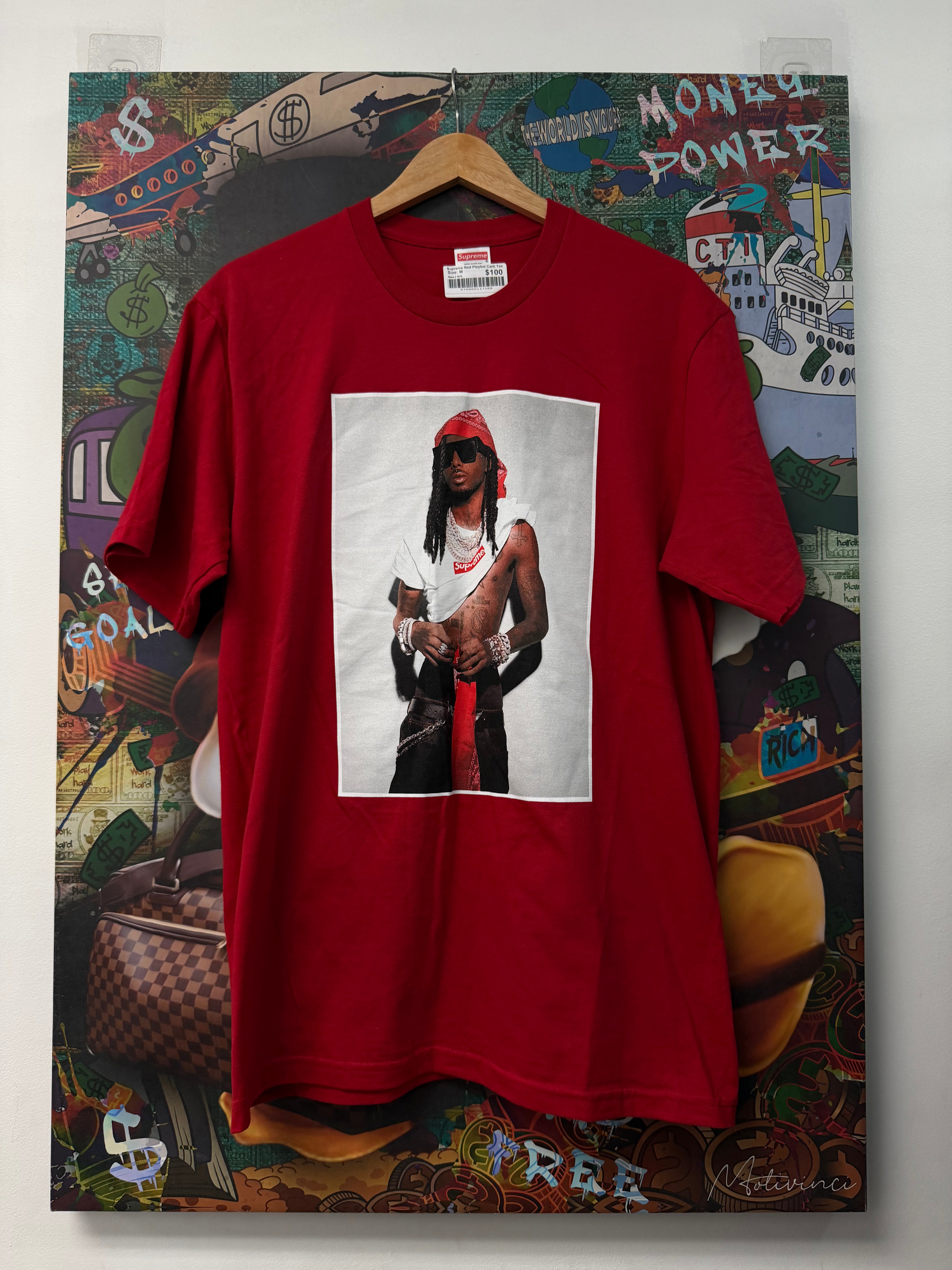 Supreme Red Playboi Carti Tee