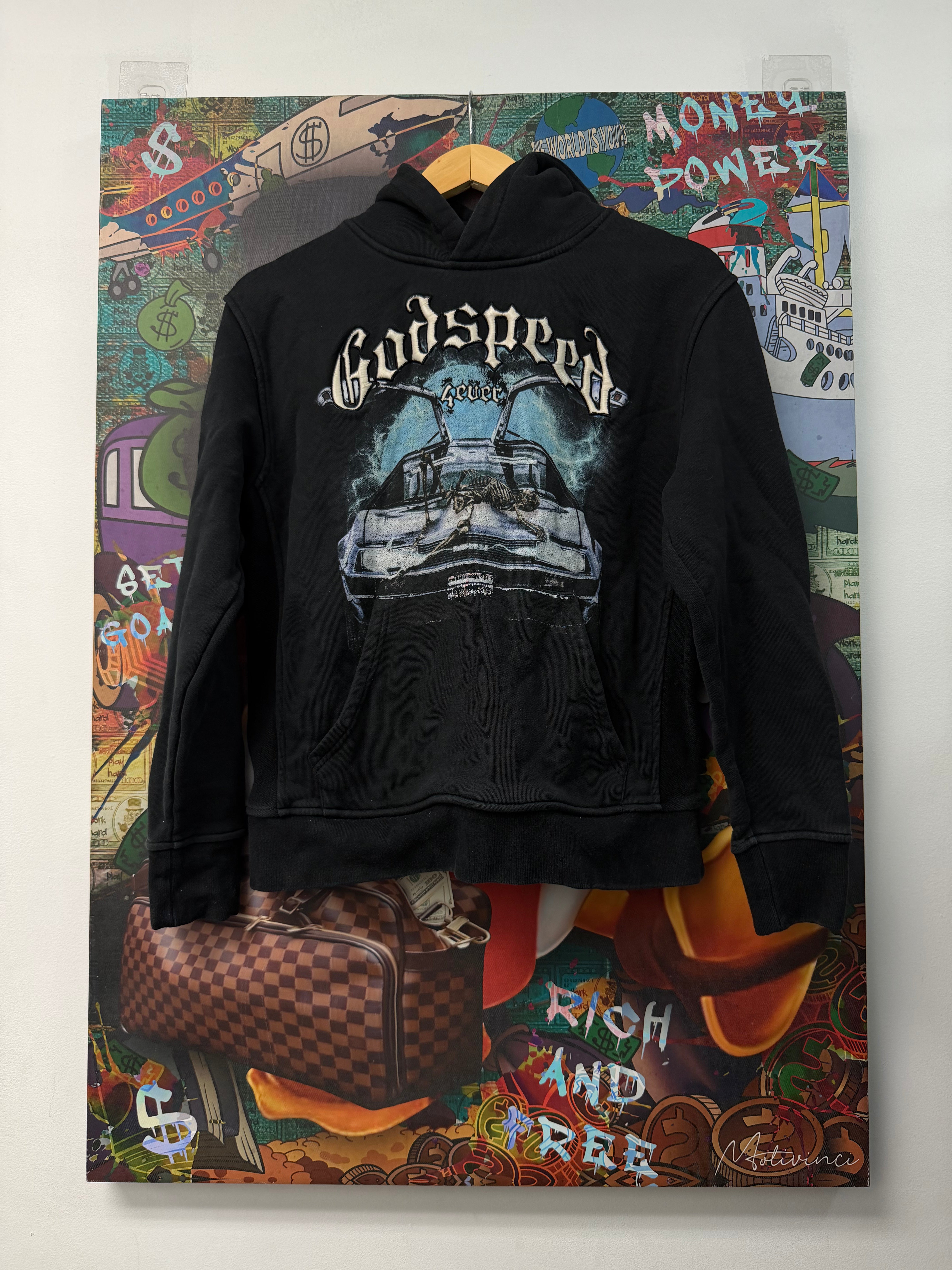 Godspeed Black Winged Door Hoodie