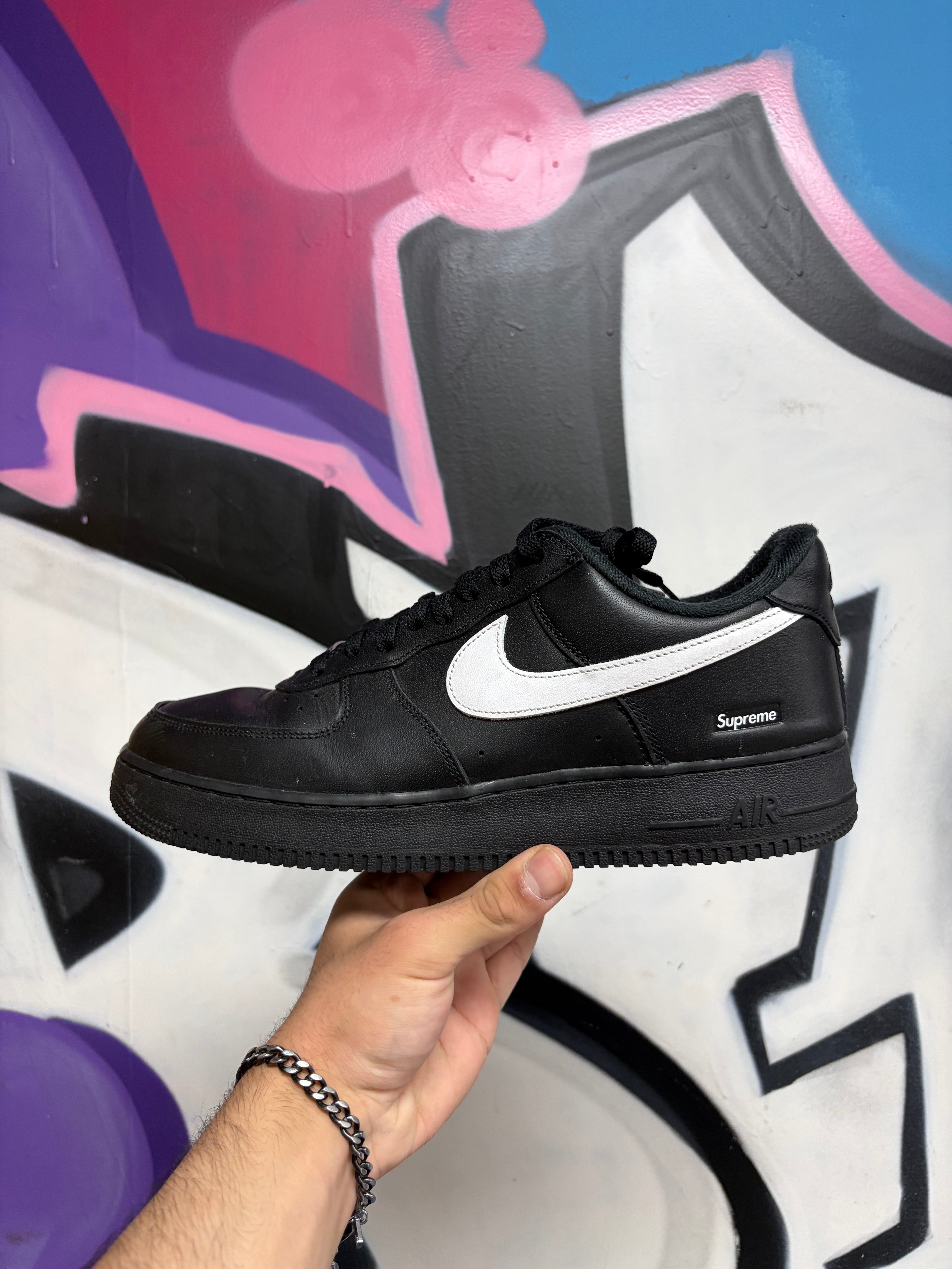 Nike Black White AF1 Sneakers