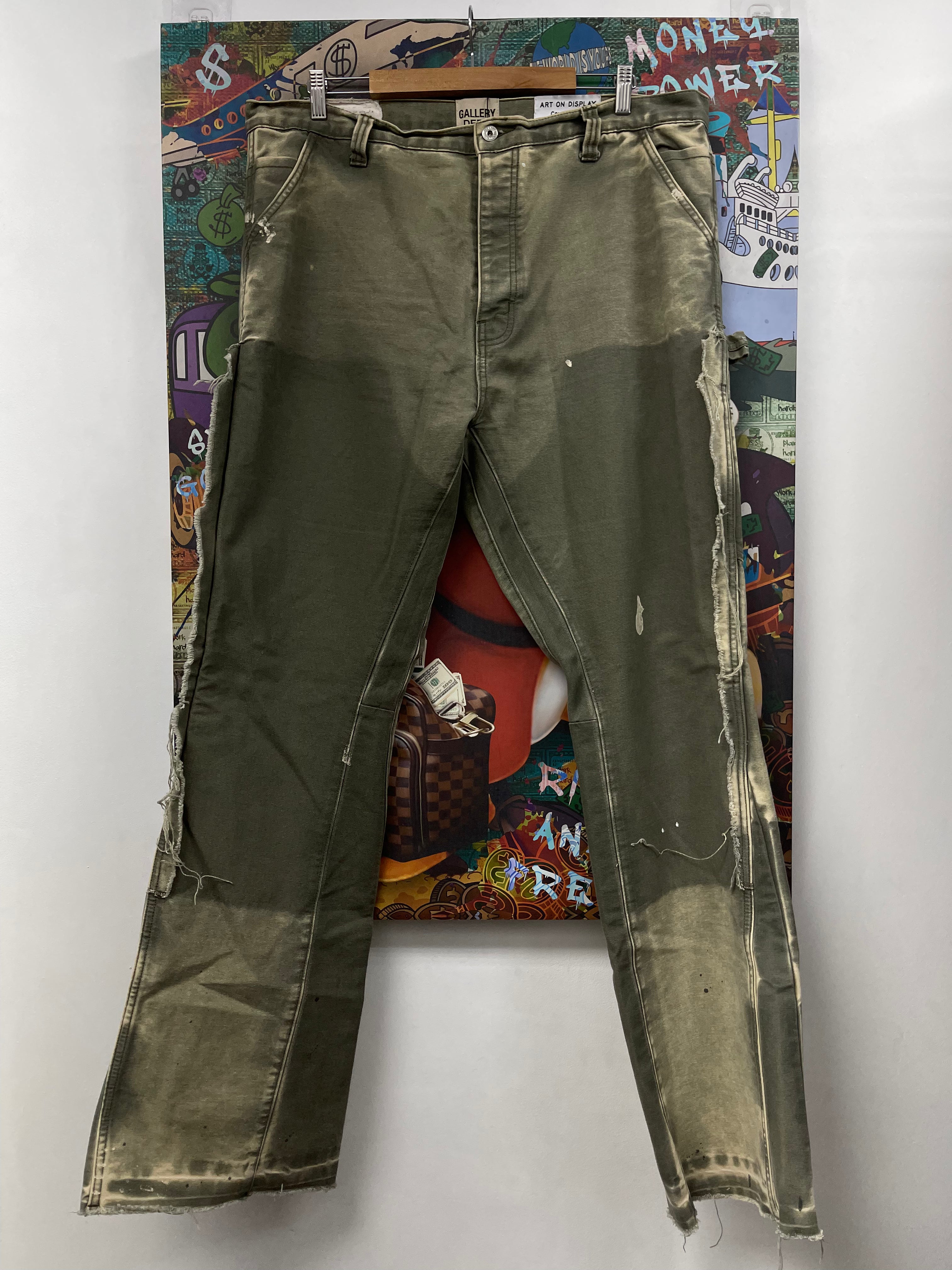 Gallery Dept Olive Flared Jeans