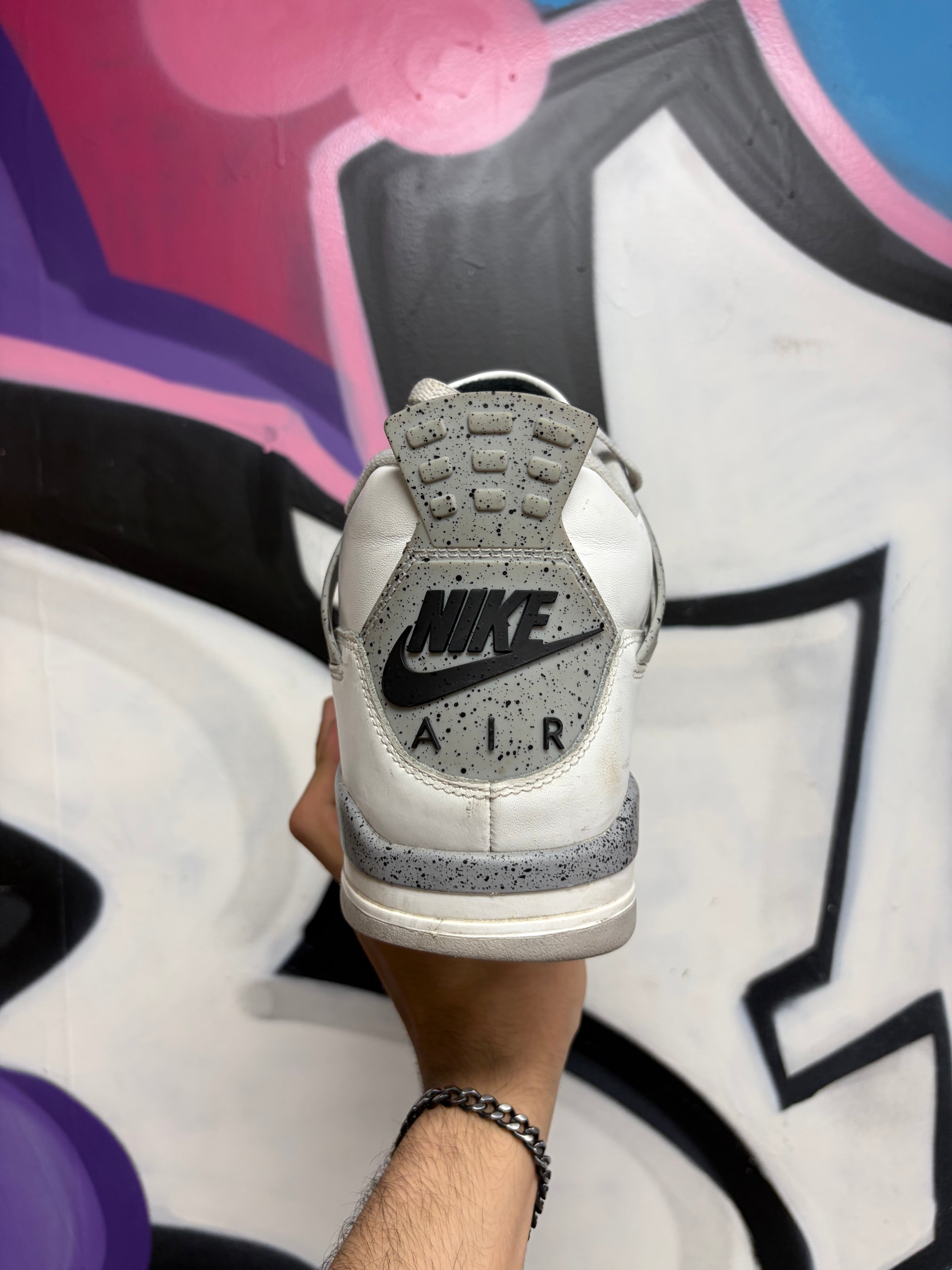 Jordan 4 White Cement Sneakers