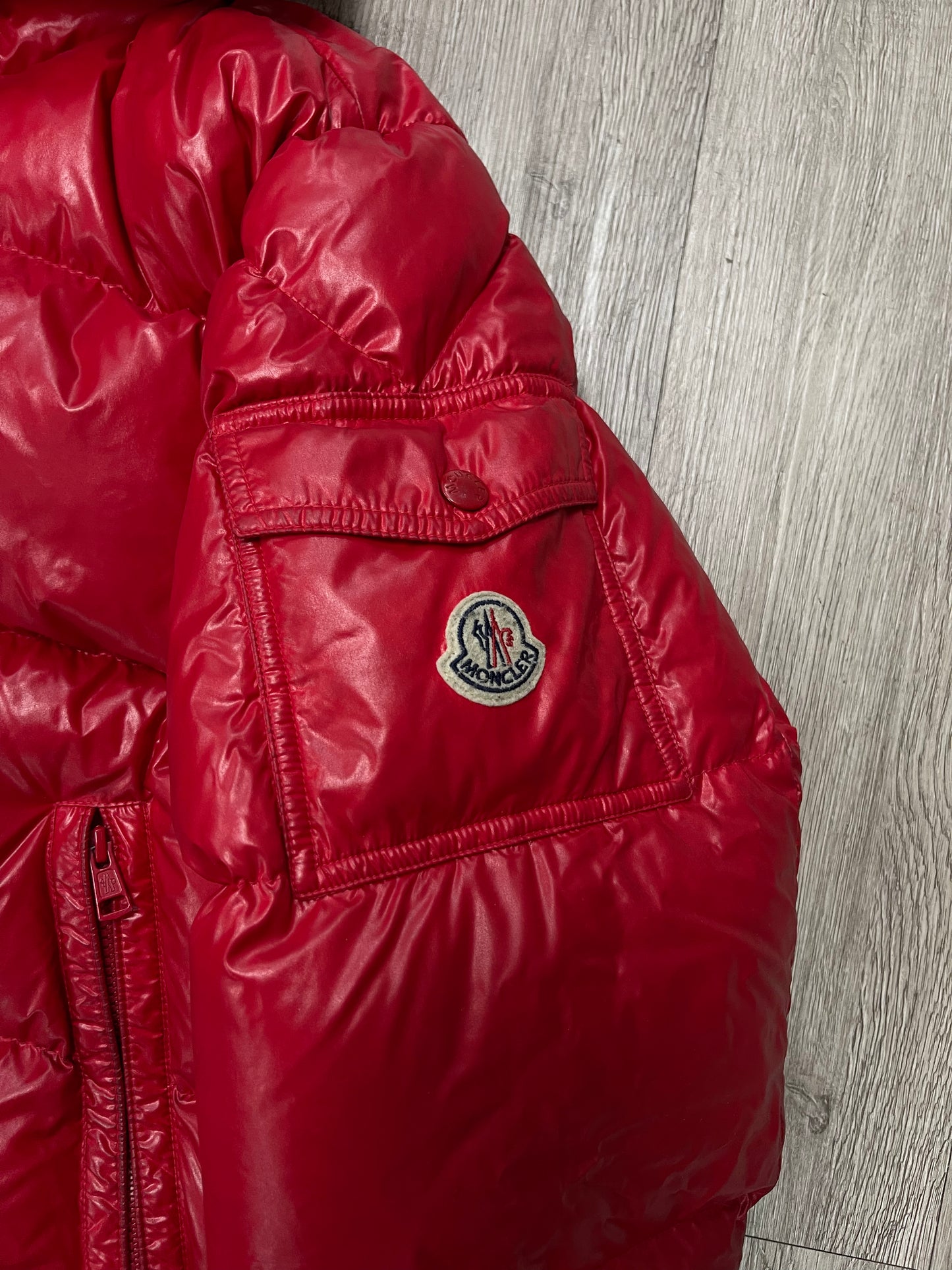 Moncler Red Maya Jacket
