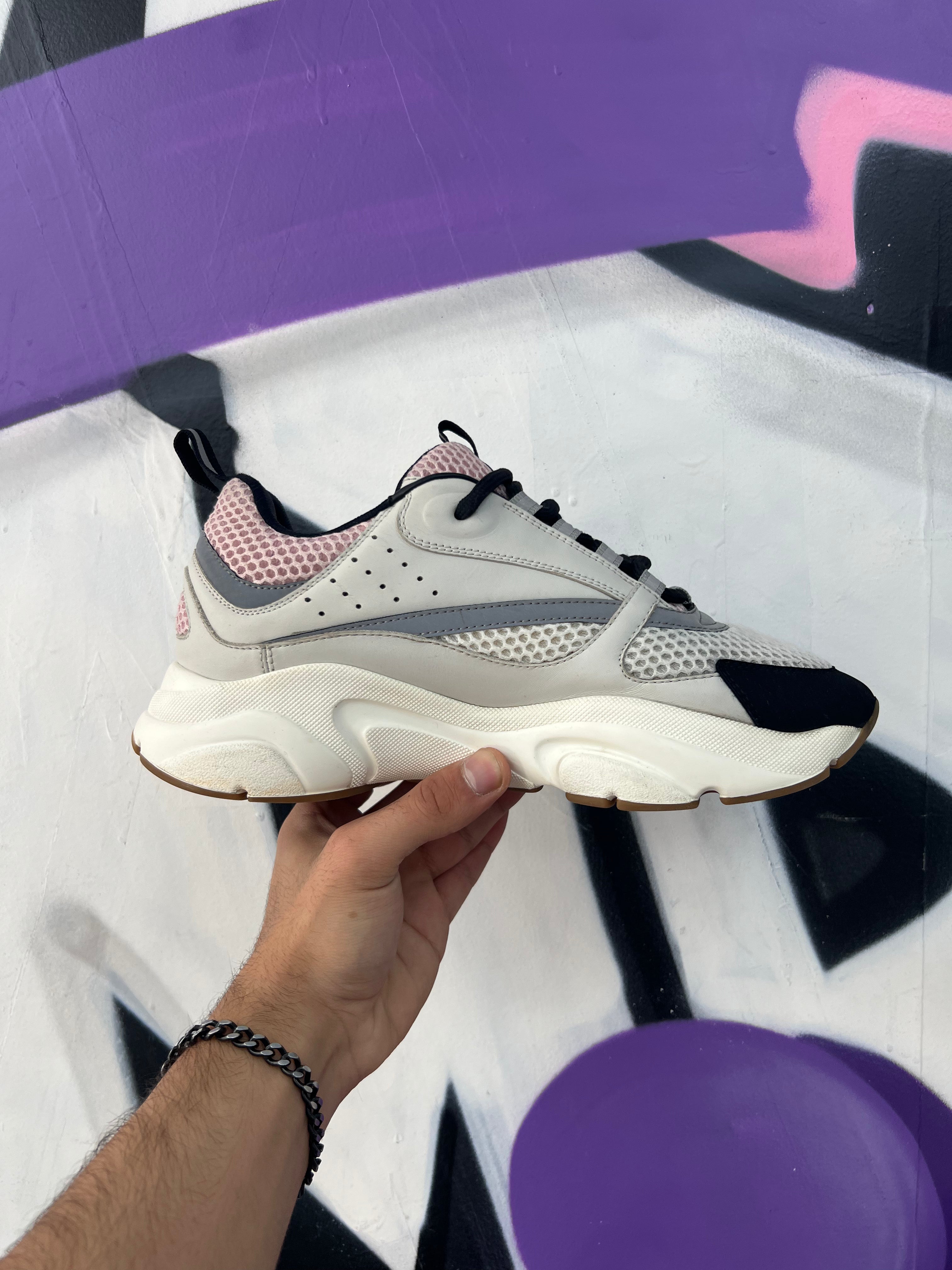 Dior B22 Pink Gum Sneakers
