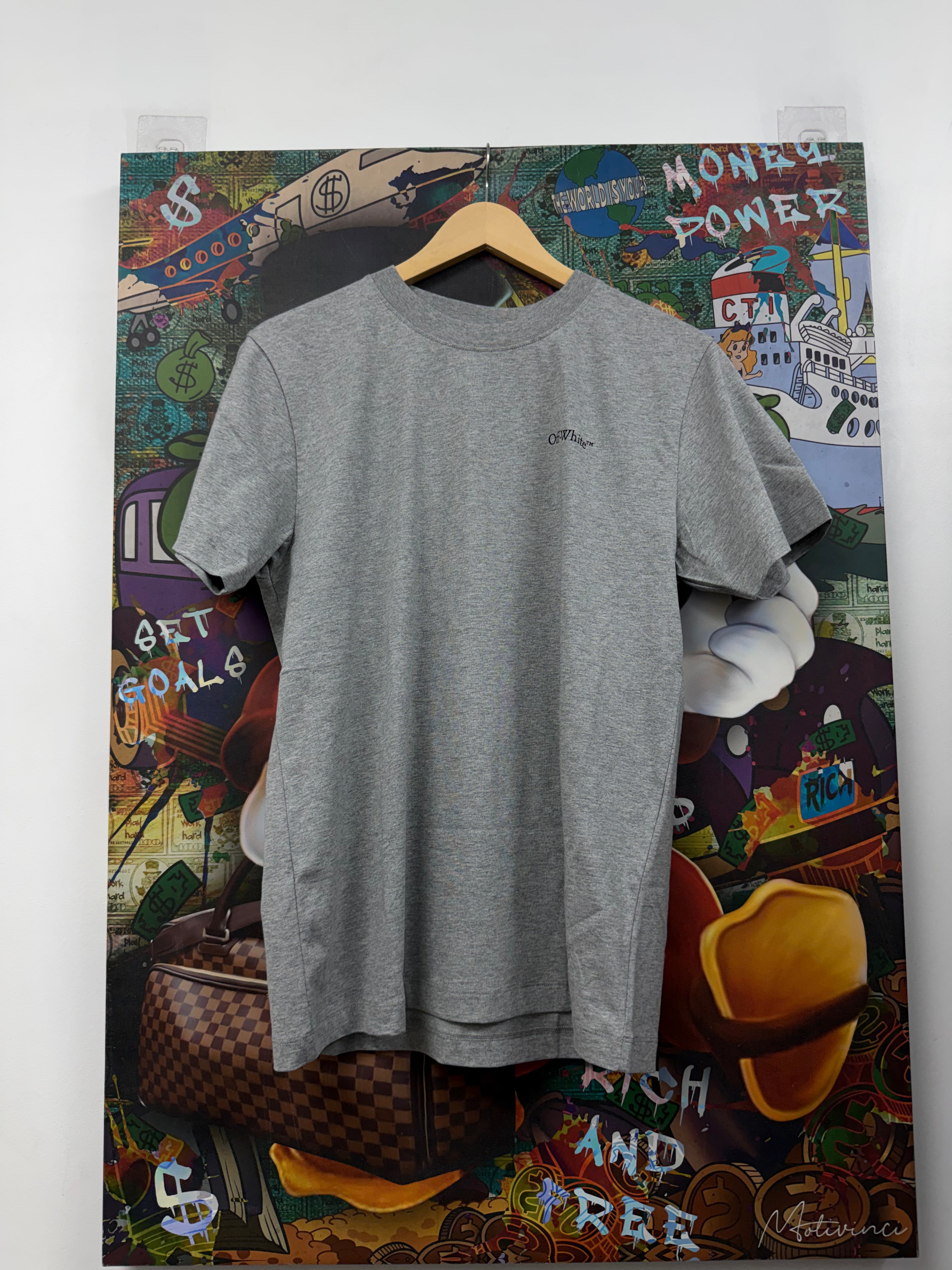 Off White Grey Black Arrows Tee