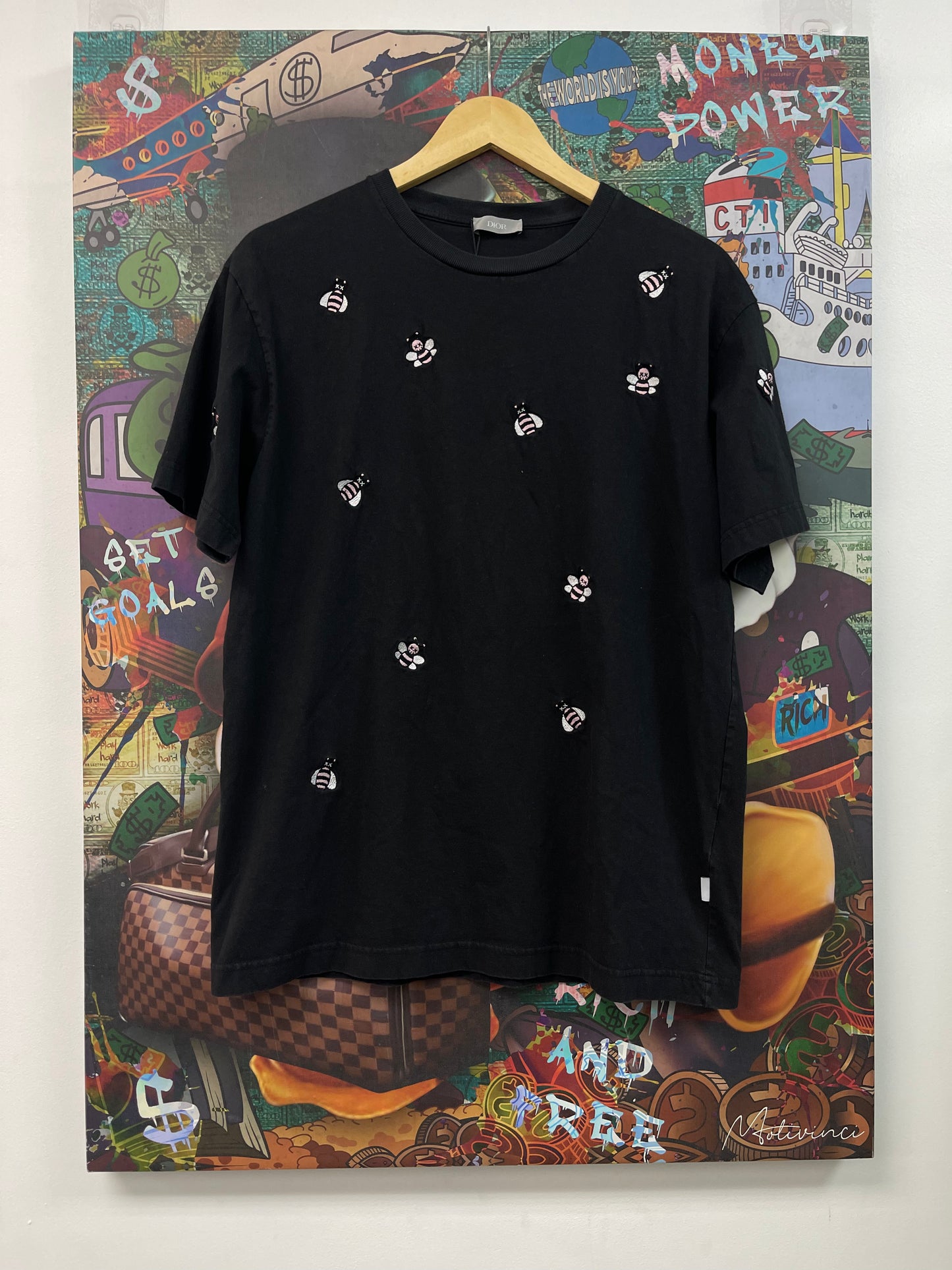 Dior Black Kaws Bee Tee