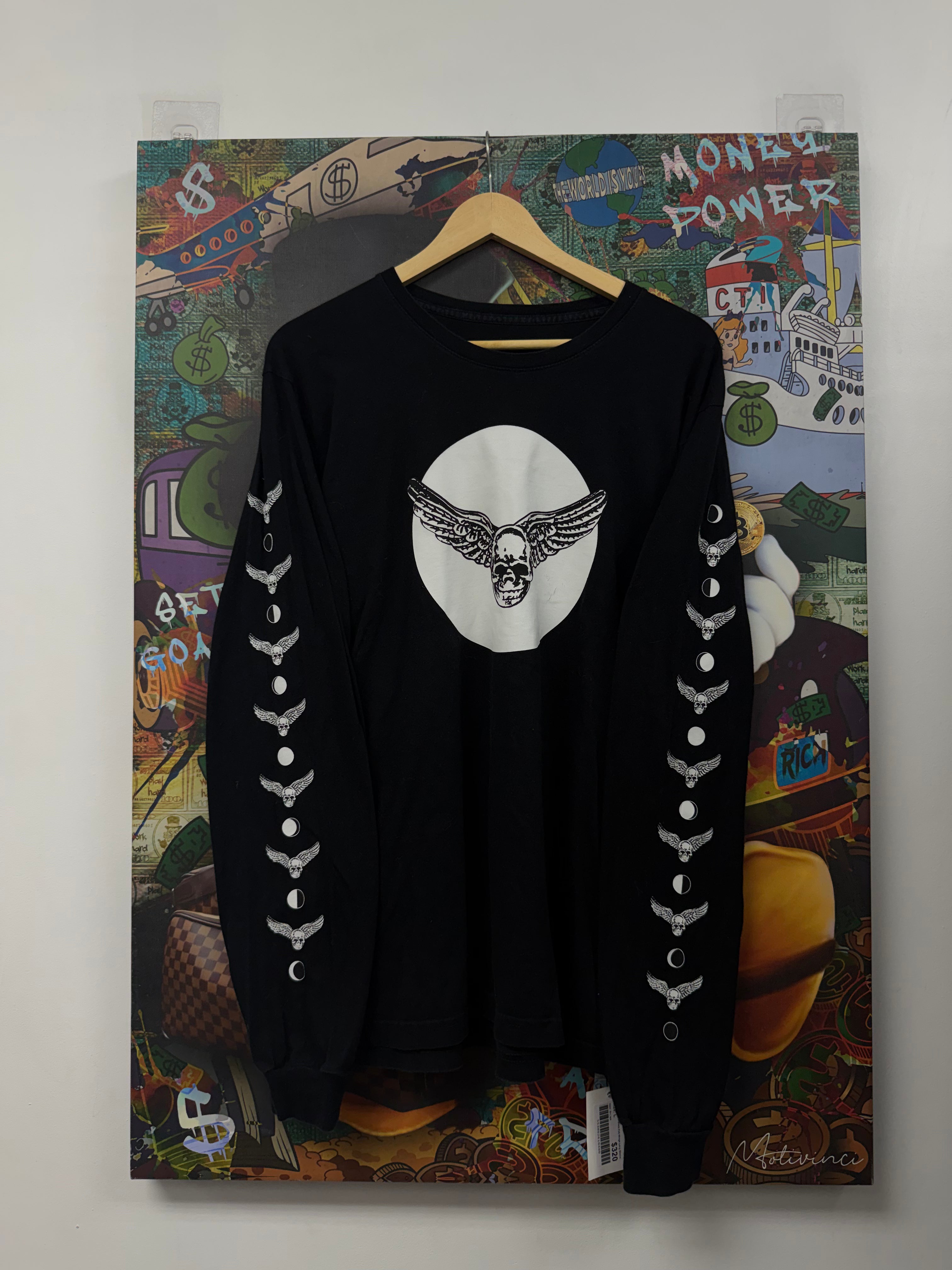 Chrome Hearts Black Foti Wings Long Sleeve