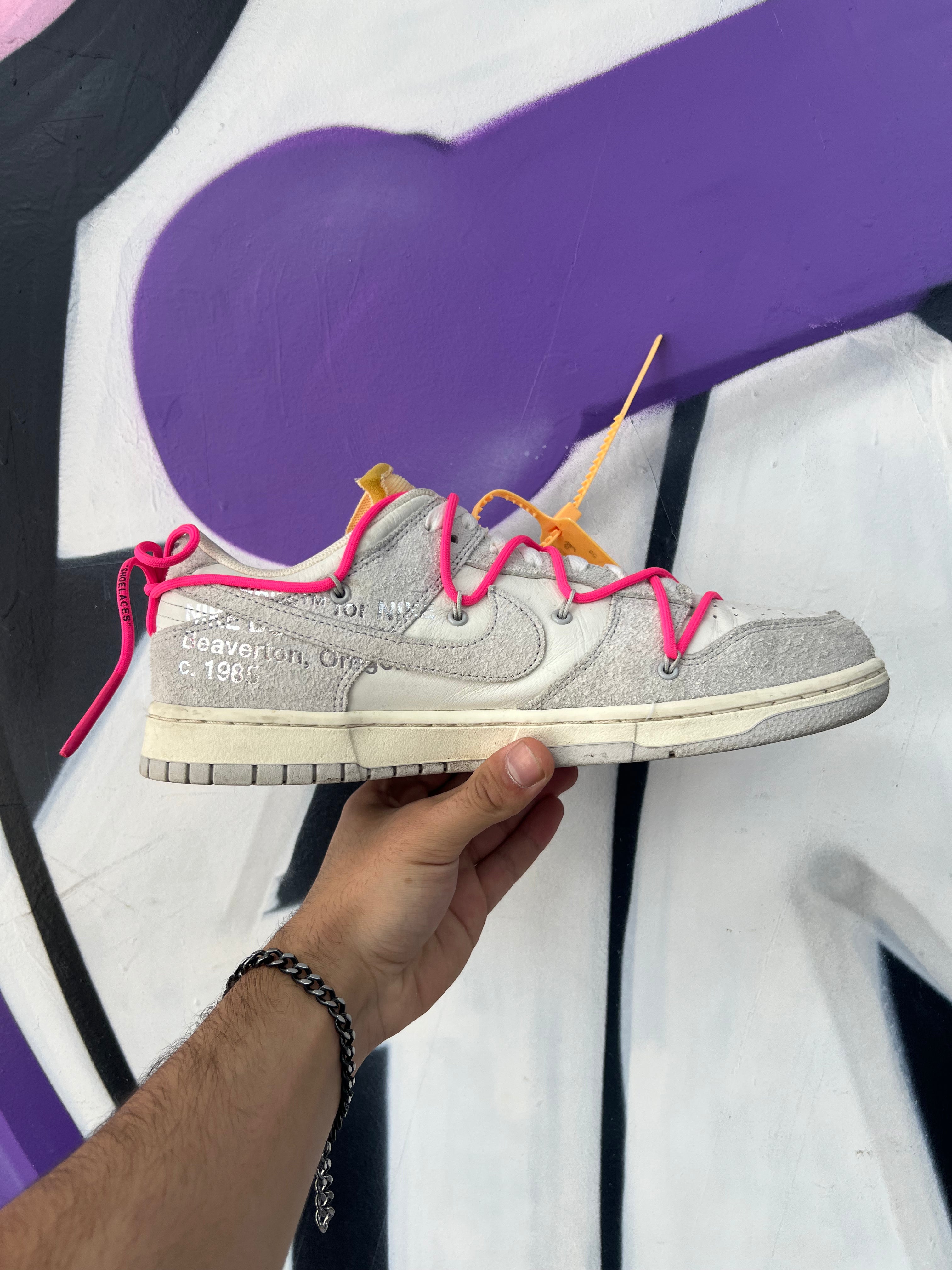 Nike Off White Dunk Low Lot 17 Sneakers