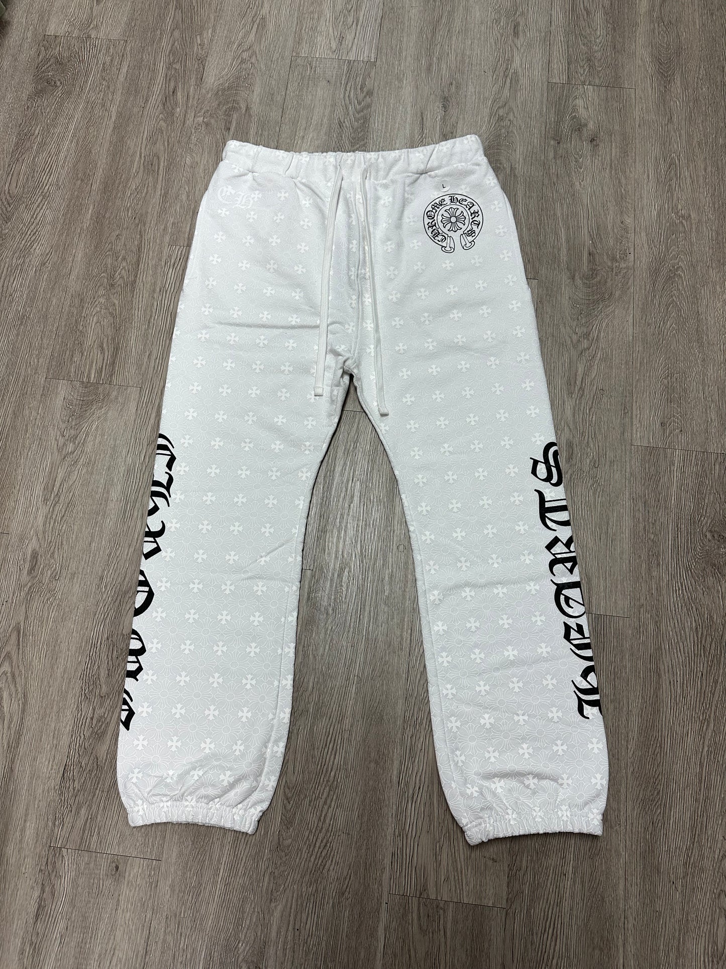 Chrome Hearts White Monogram Sweats New
