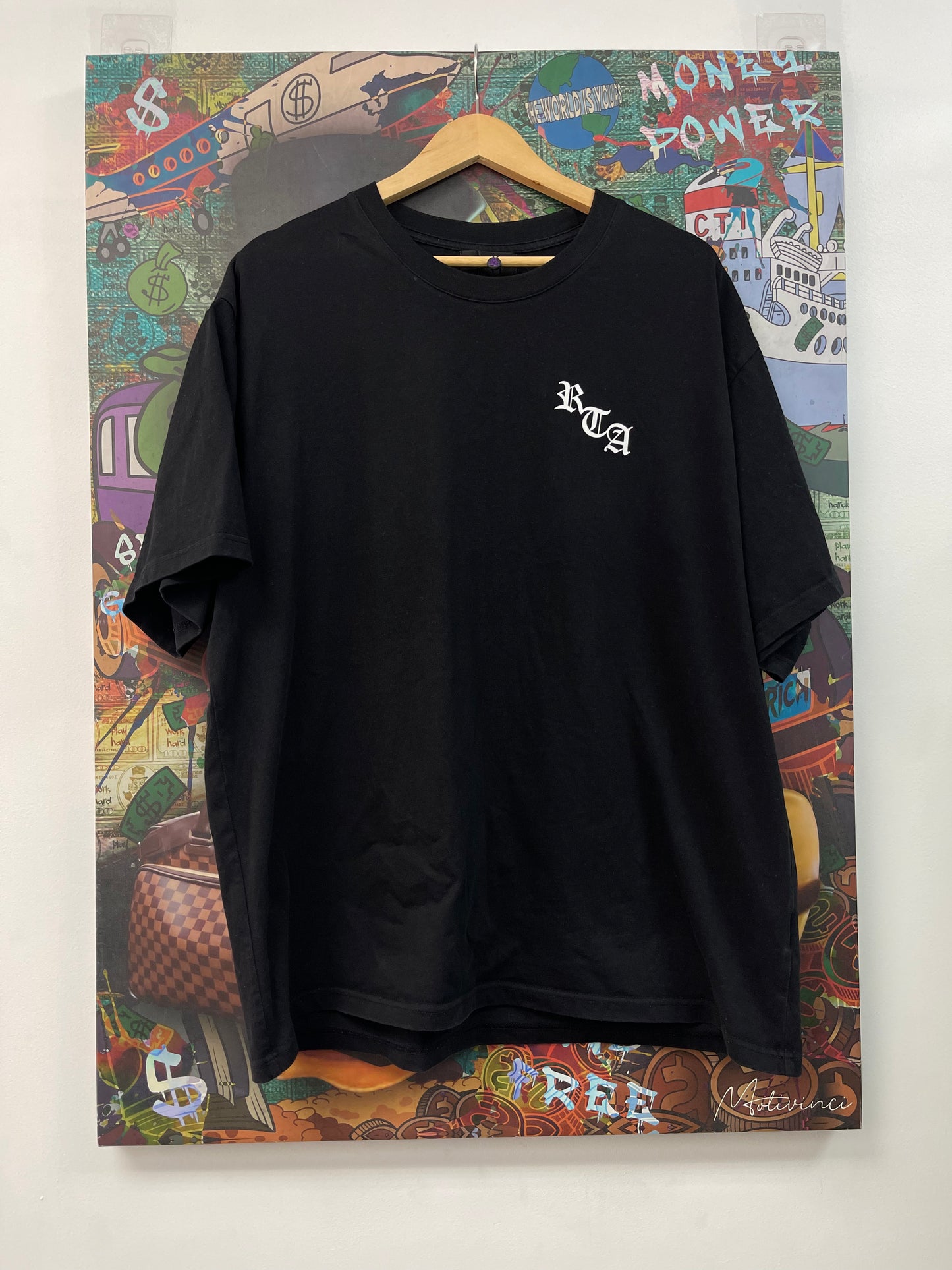 RTA Logo Black White Tee