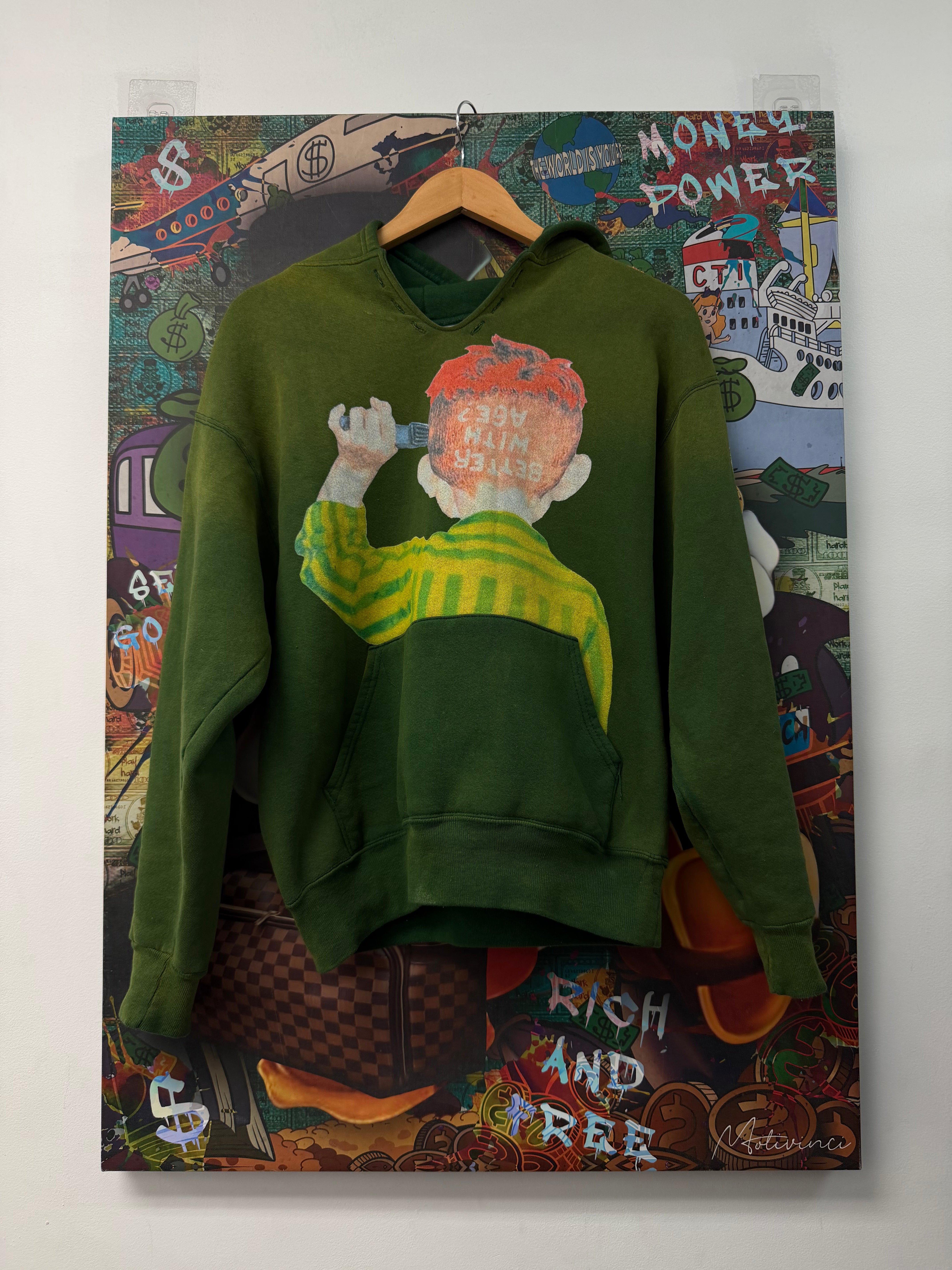 Better With Age Green Besmirch Hoodie