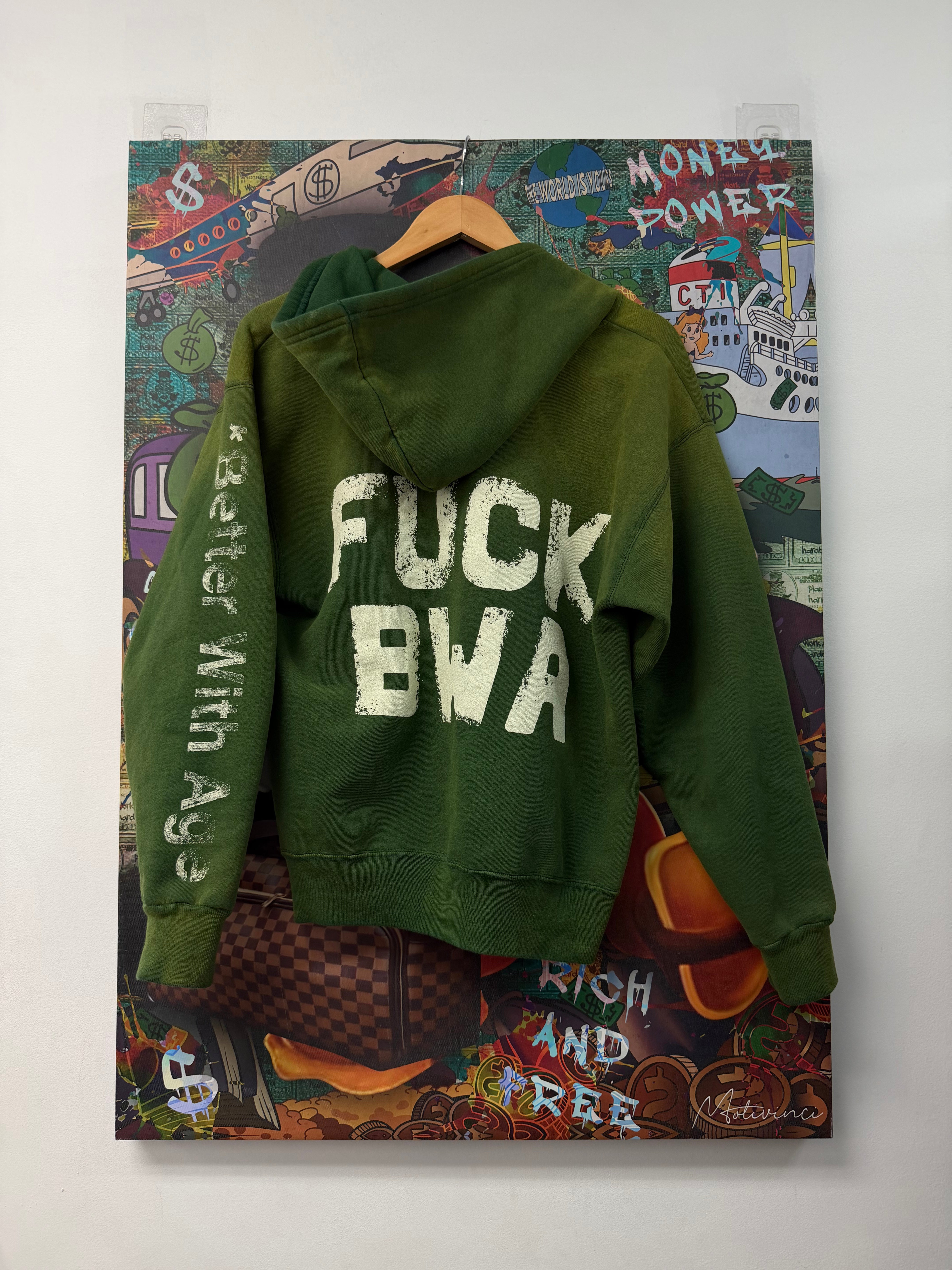 Better With Age Green Besmirch Hoodie