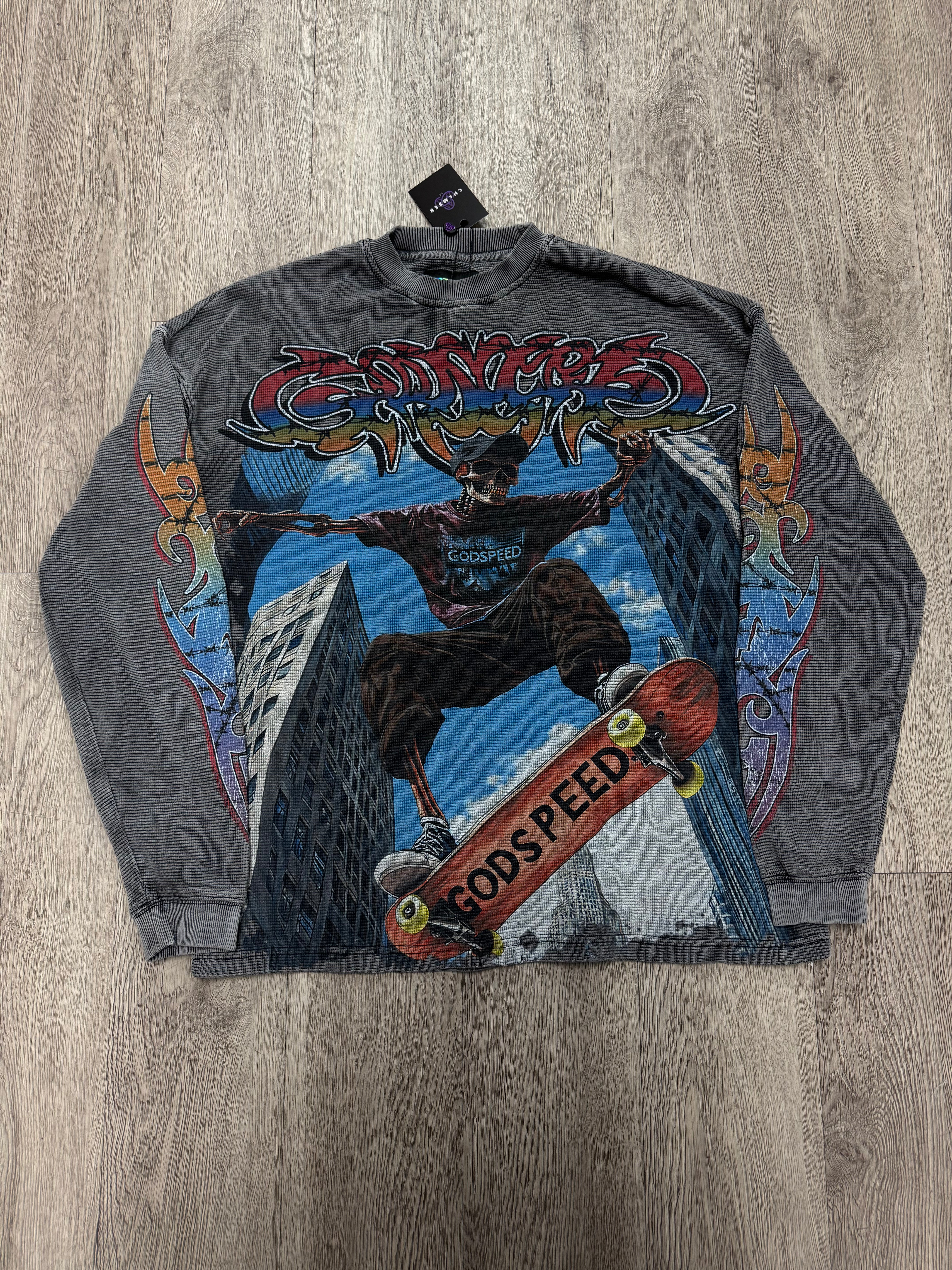 Godspeed Grey Wash Ollie Long Sleeve Thermal