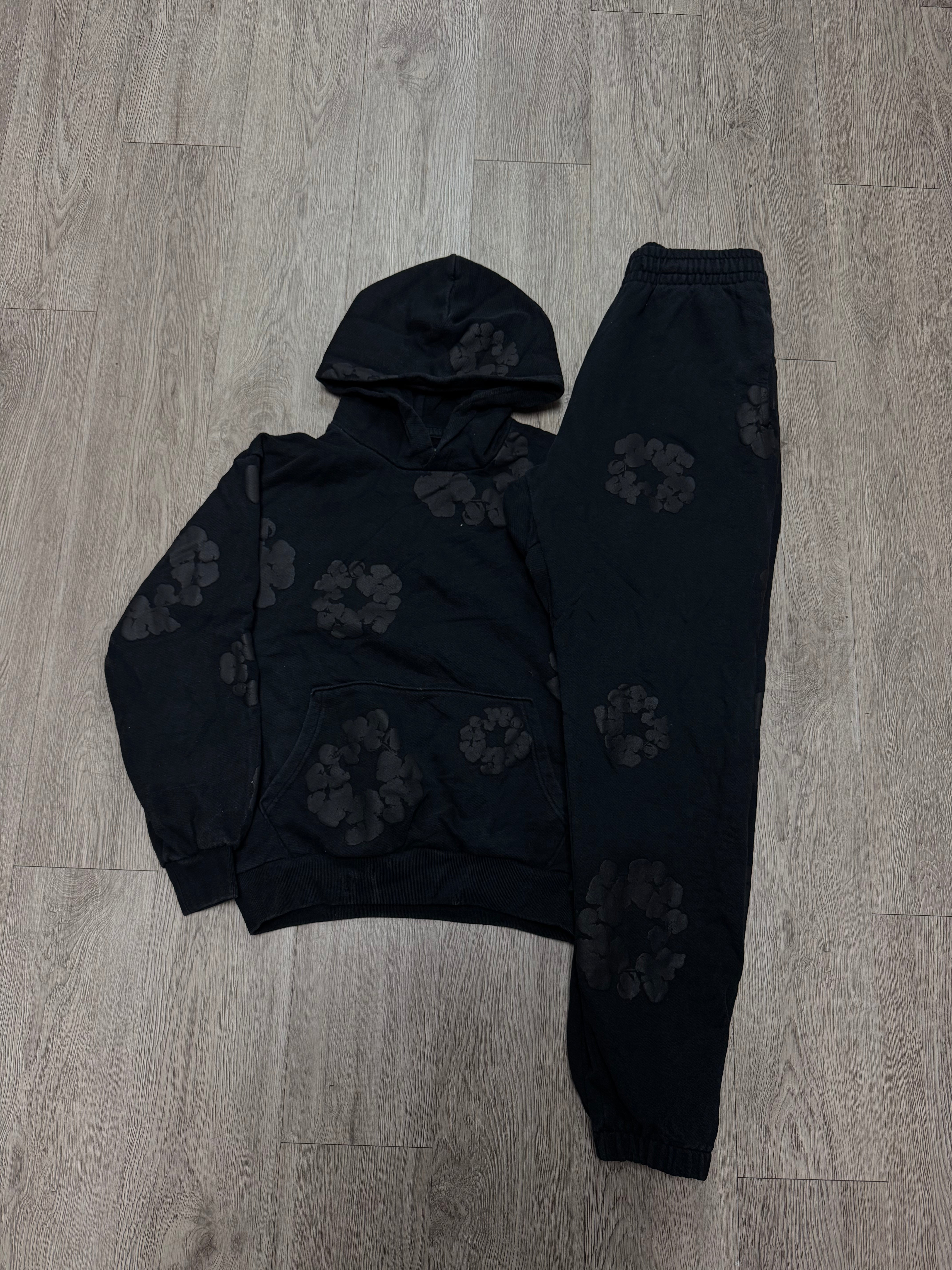 Denim Tears Black Mono Sweatsuit