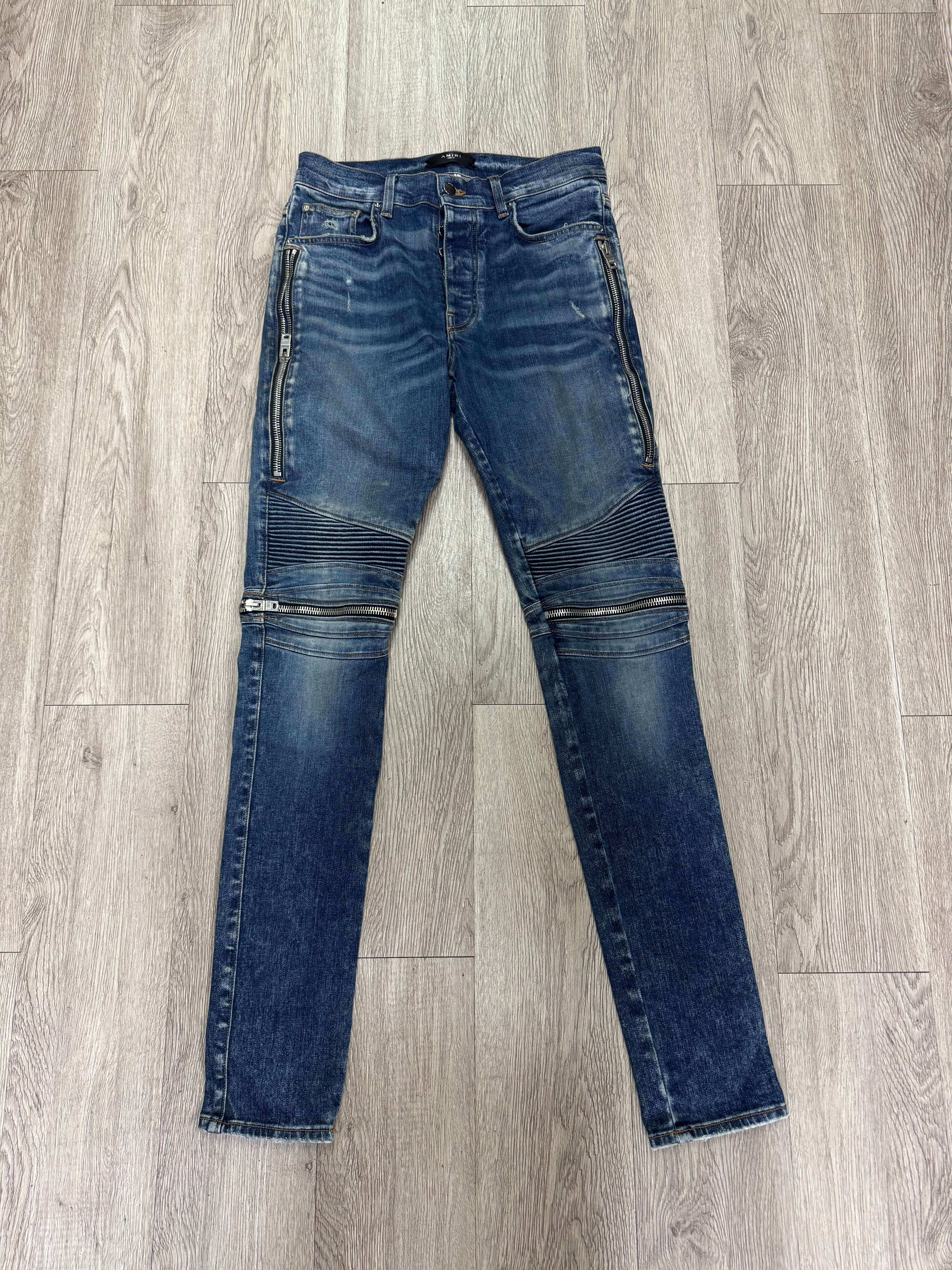 Amiri MX2 Deep Classic Denim Patch Jeans