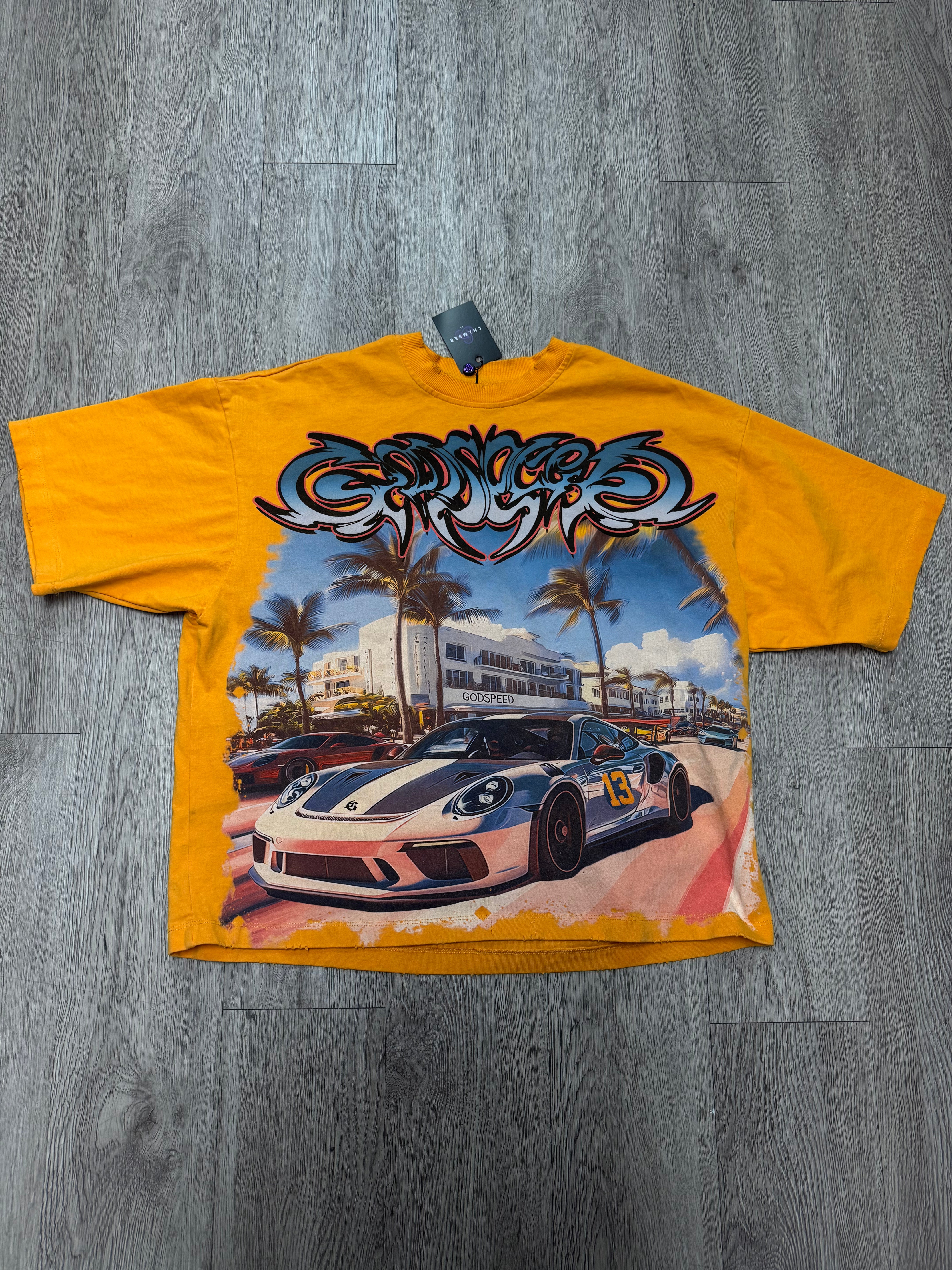 Godspeed Canary Car Meet Miami Tee