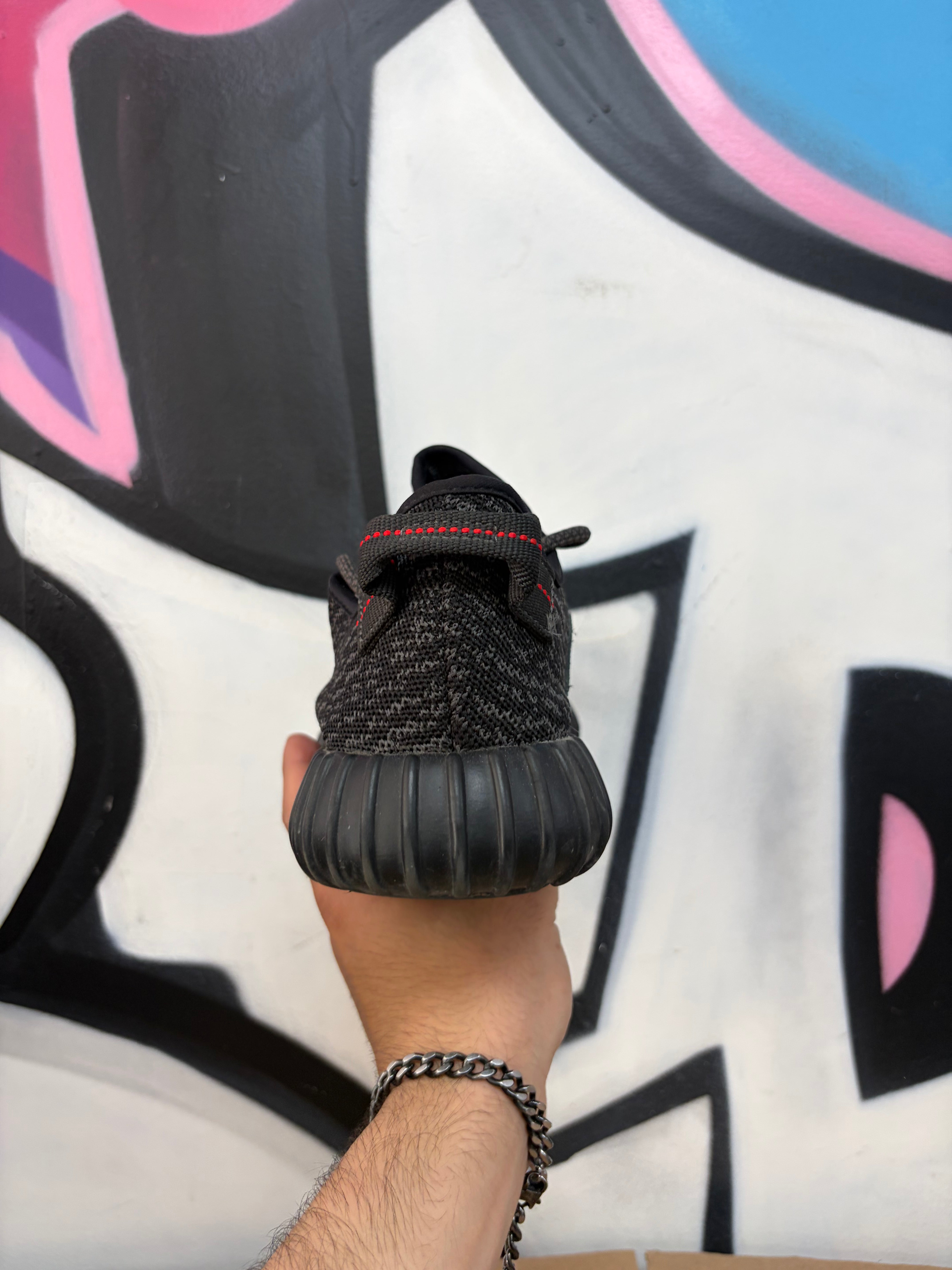 YZY 350 Pirate Black Sneakers