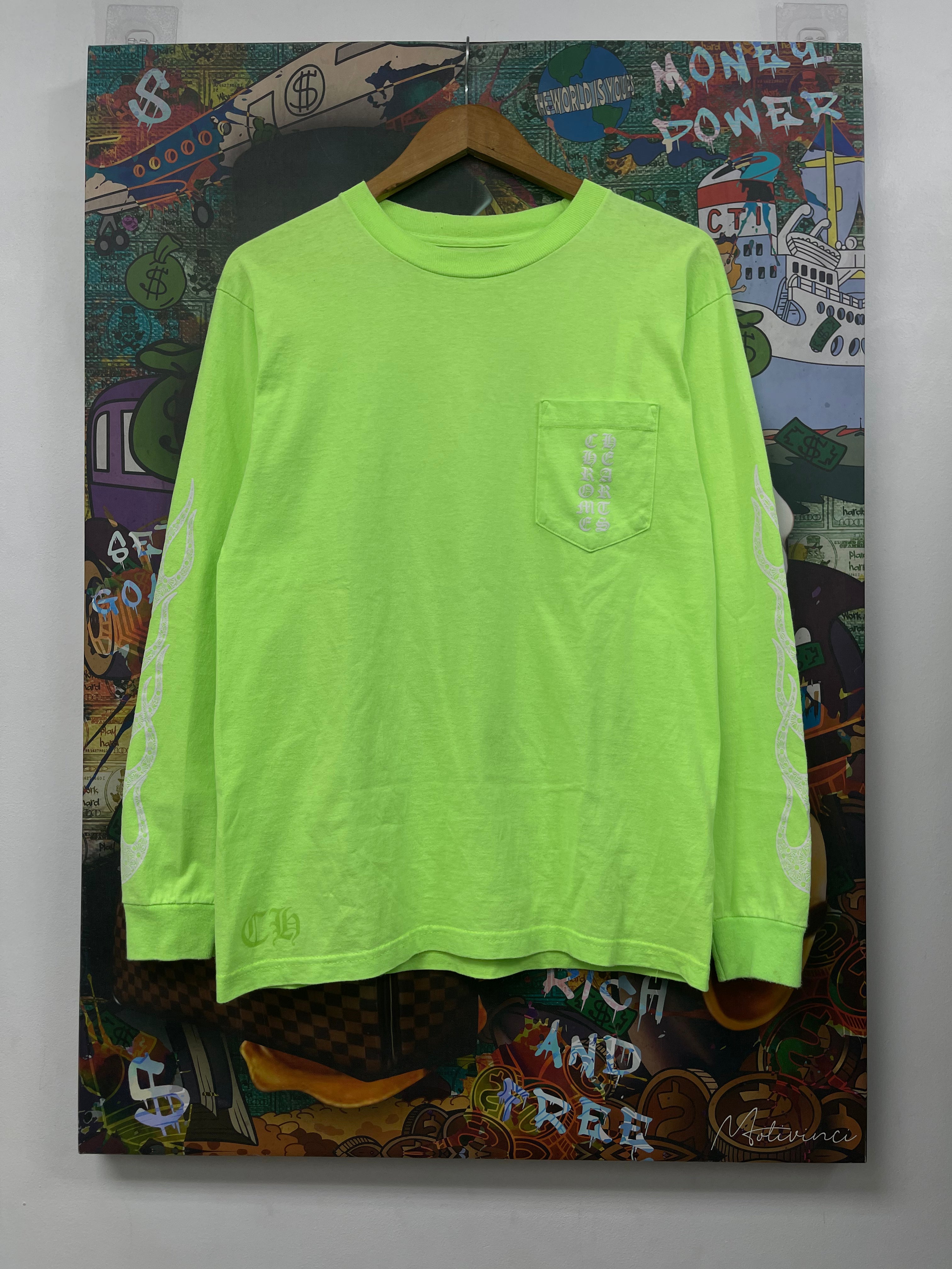 Chrome Hearts Neon Flames Long Sleeve
