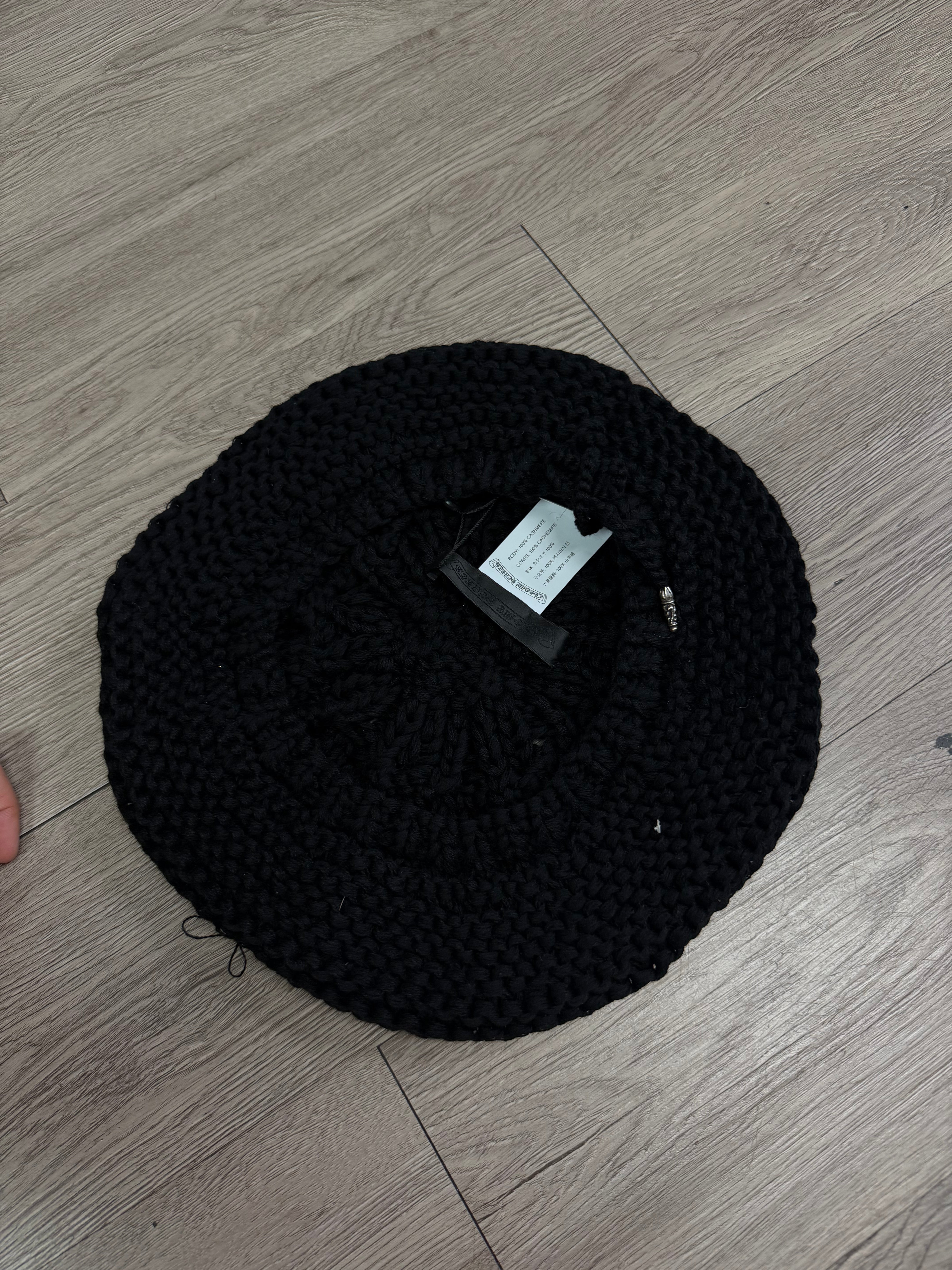 Chrome Hearts Cashmere Pinwheel Beret Hat